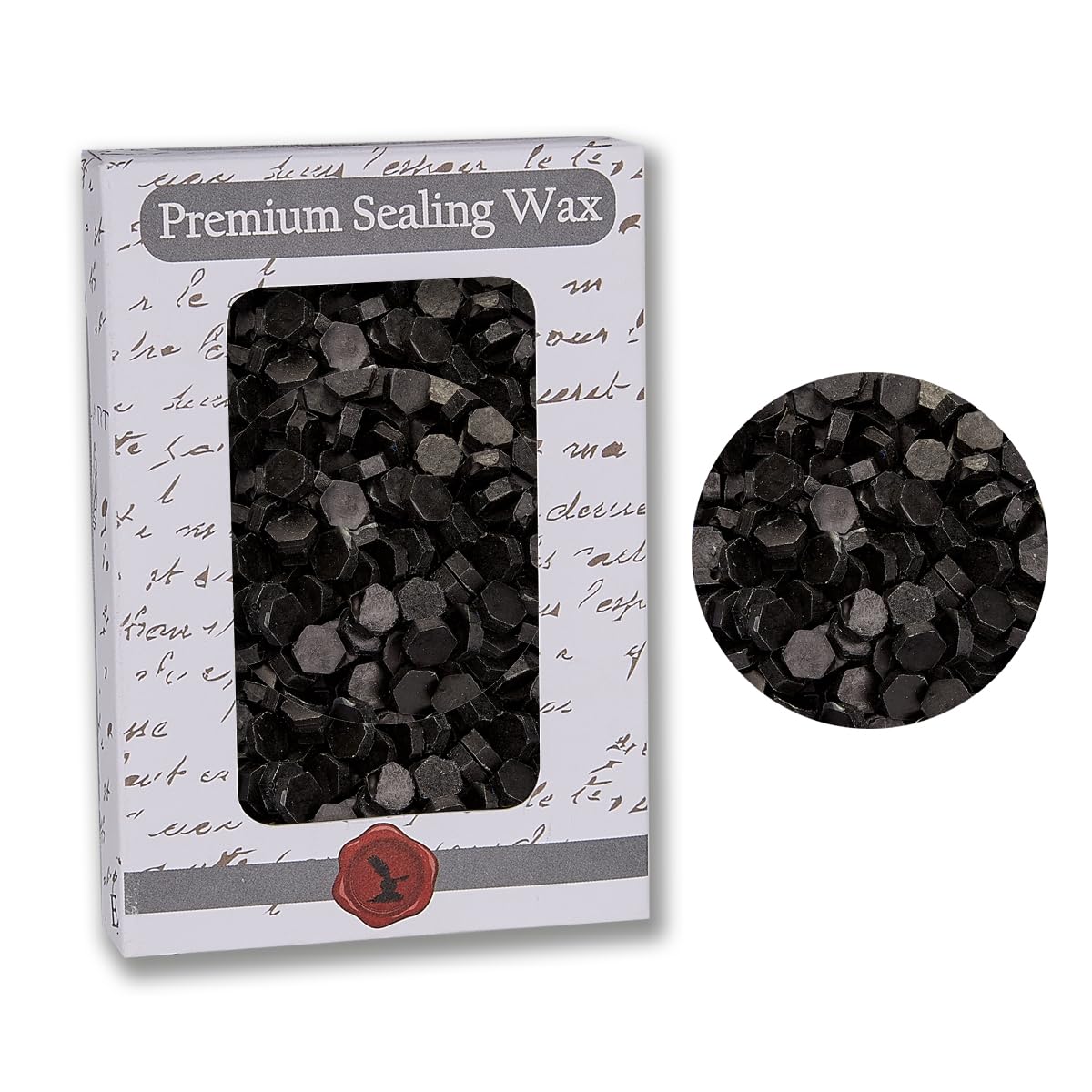 Premium Sealing Wax Beads 2 OZ. 350 pcs -Black