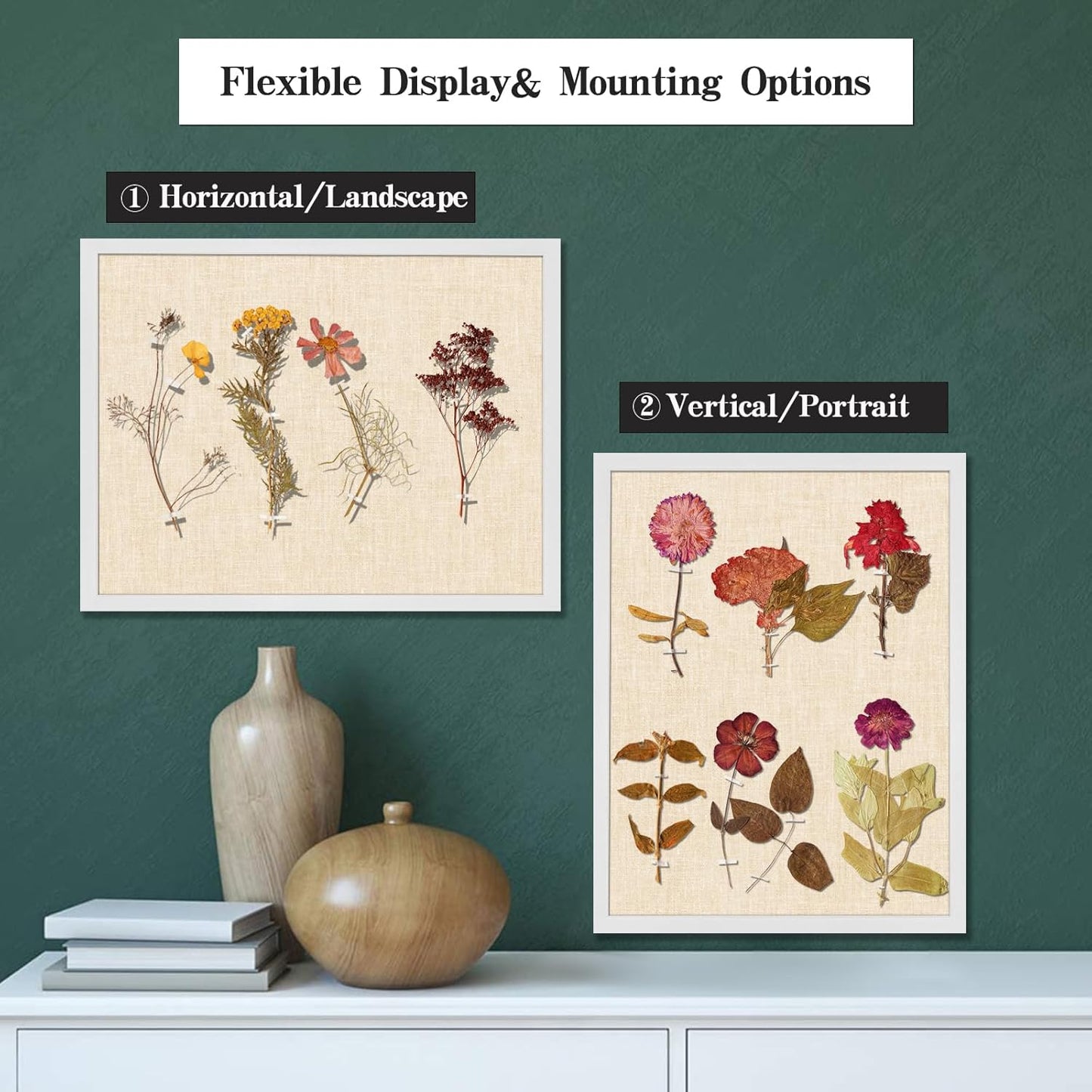 2 Pack Large Bulletin Board, 23 "x17 White Cork Boards for Walls with Frame, Pin Display Board Vision Board for Home School Office Decor