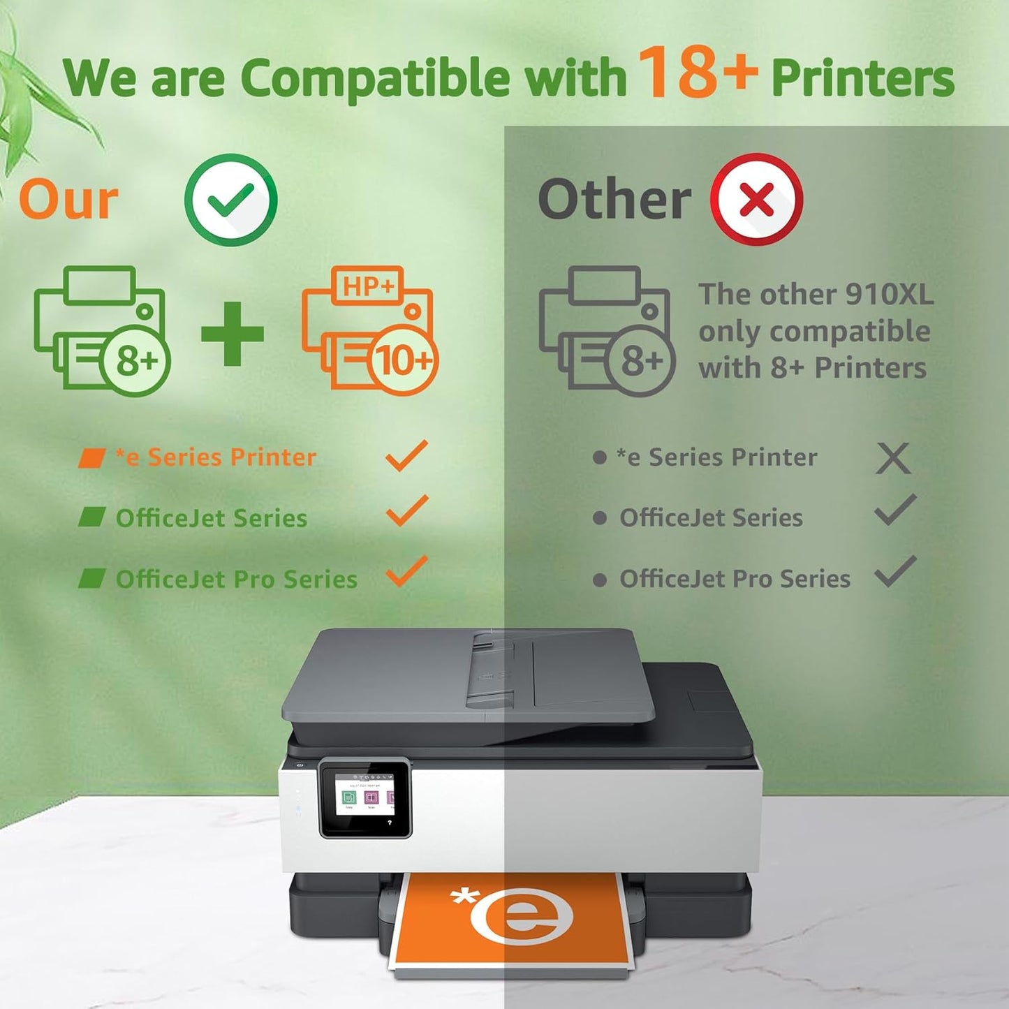 GREENSKY Remanufactured 910XL Ink Cartridges Replacement for HP 910xl Ink Cartridges Combo Pack with HP OfficeJet Pro 8025e 8015e 8028e 8035e 8025 8035 8020 Printer (Black, Cyan, Magenta, Yellow)