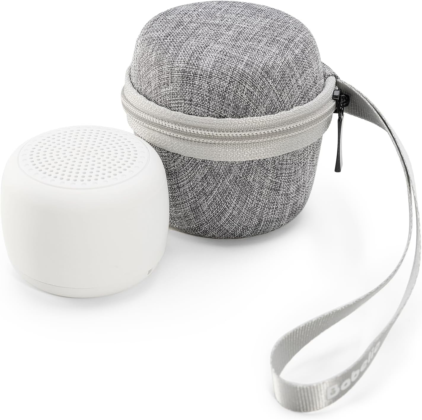 Babelio Portable White Noise Machine + Travel Case in Grey, for Adults Kids Baby