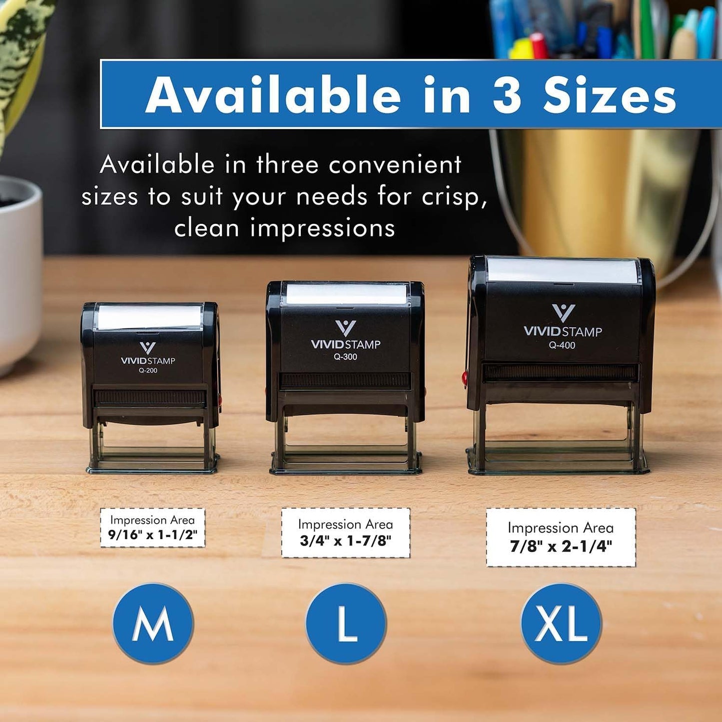 Approved w/by Date Line Self-Inking Office Rubber Stamp (Red) - Large 2 Pack