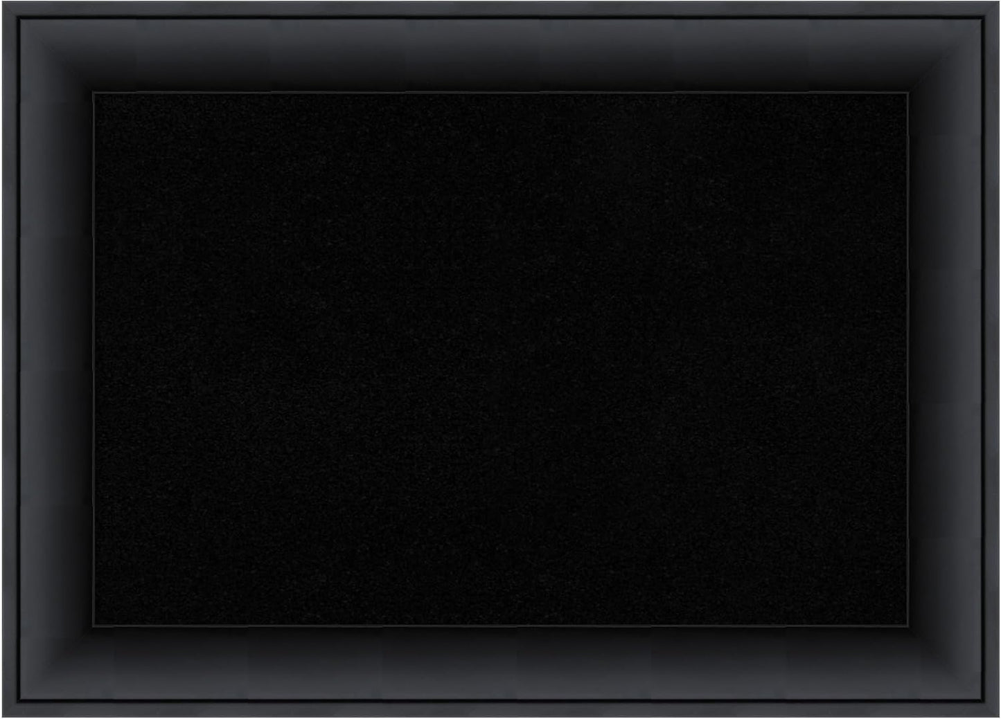 Amanti Art Black Cork Board for Wall, 15x21 Vision Board with Black Wood Frame, Small Corkboard Office Decor for Home Organization, Modern Corkboard Pinboard to Display Items for Home Organization in