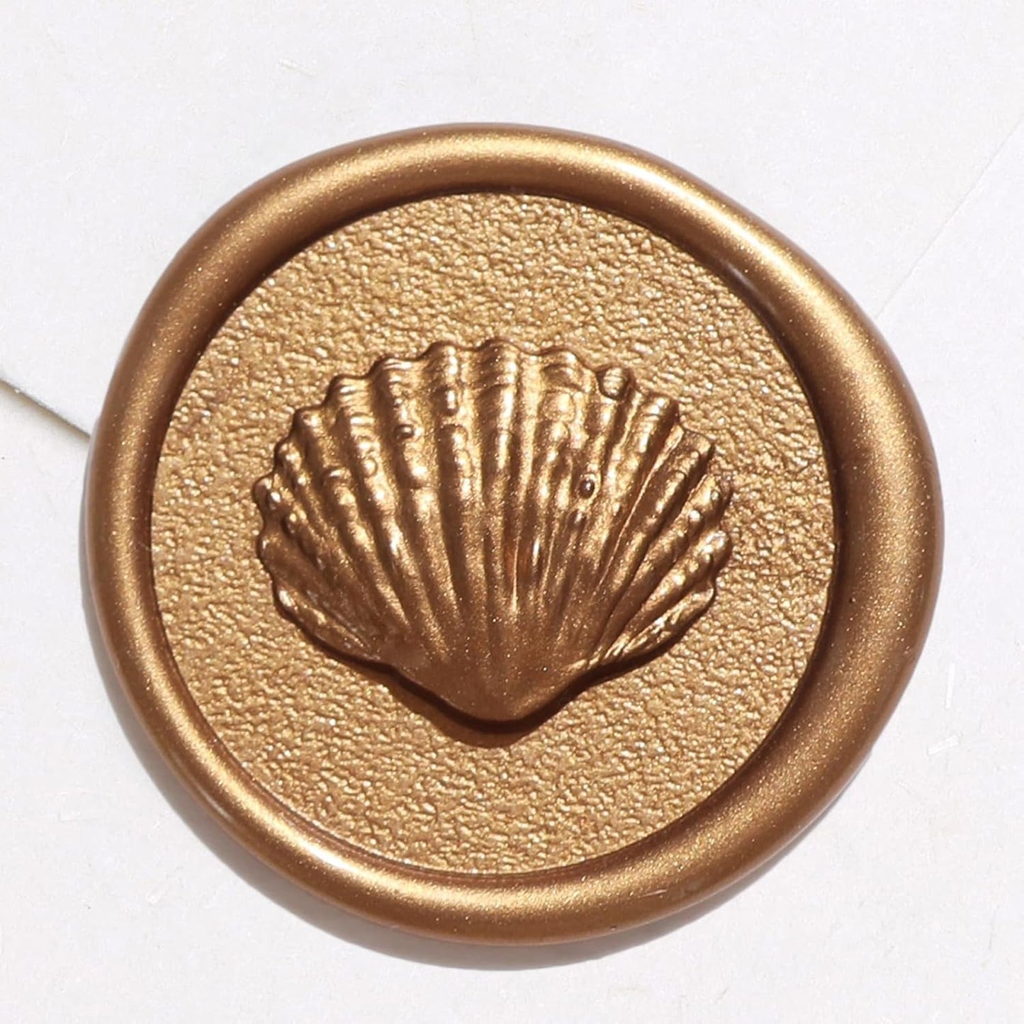 Wax Seal Stickers-Seashell Wedding Invitations Envelope Seal Stickers,30 Pcs Self-Adhesive Antique Gold Sticker, Perfect for Wedding Invitations, Envelopes,Cards, Gift Wrapping,Party Menu Decor