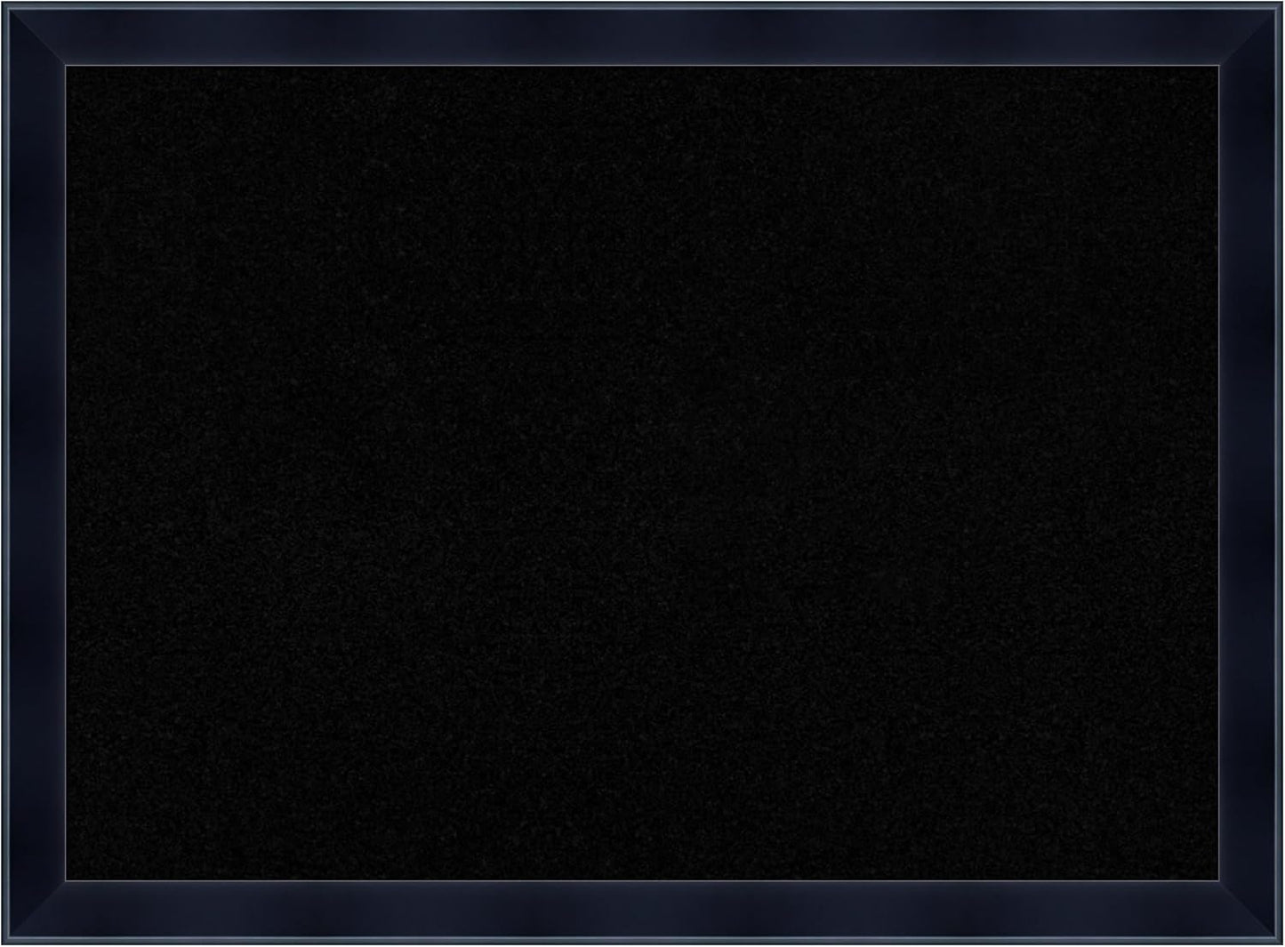 Amanti Art Black Cork Board for Wall, 22x30 Vision Board with Black Wood Frame, Medium Corkboard Office Decor for Home Organization, Modern Corkboard Pinboard to Display Items for Home Organization