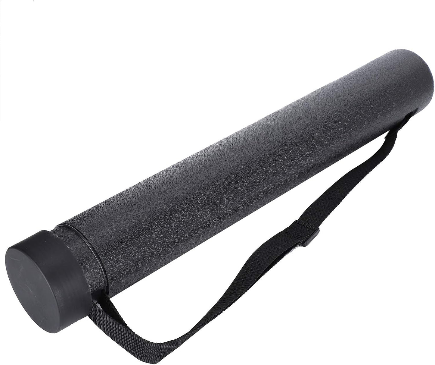 Poster Tube, Circular Drawing Tube, Proof Circular Telescopic Painting Tube, Adjustable for Maps (Black)