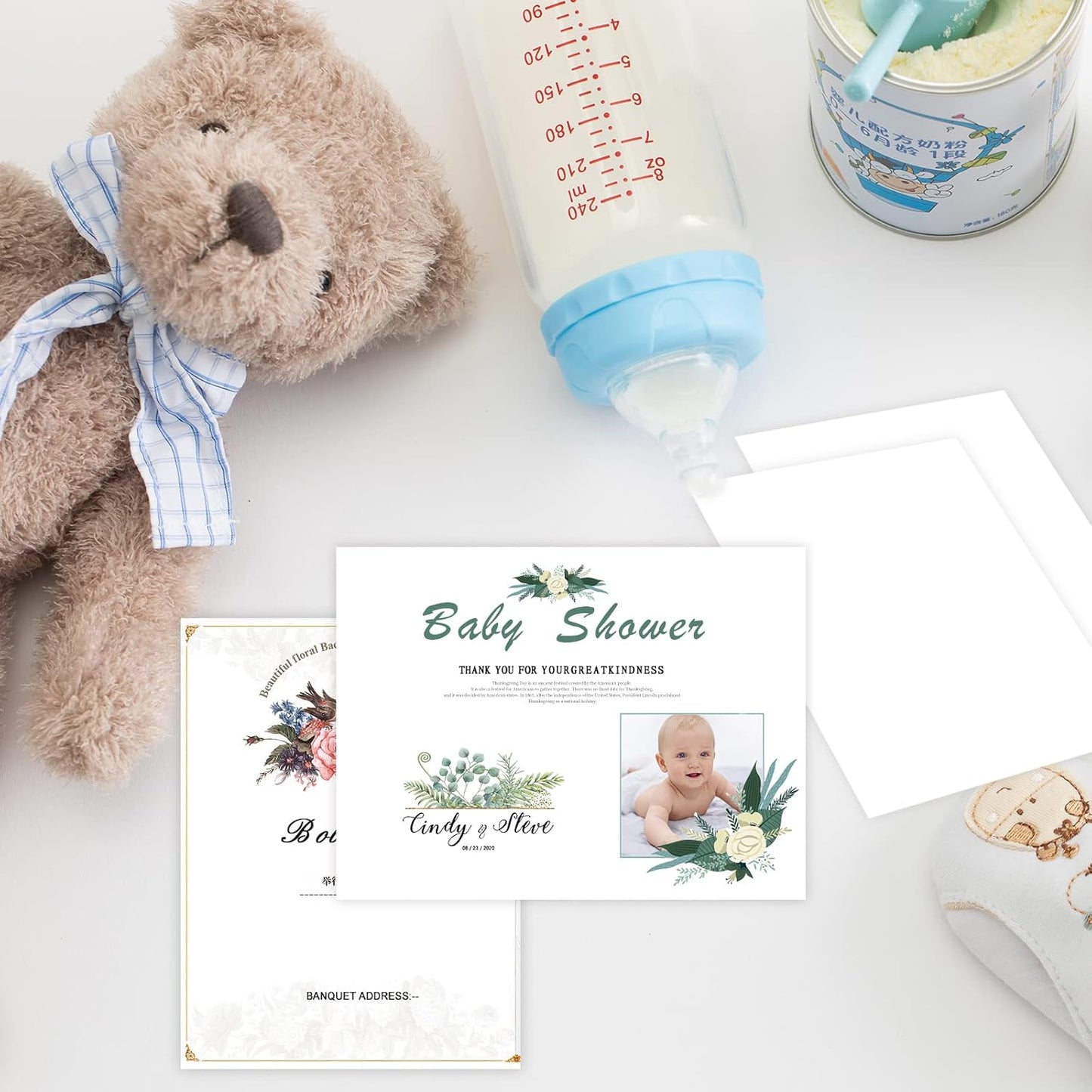 100 Pack White Blank Cardstock 5x7 Thick Paper，Goefun 80lb Flat Cards Stock Printer Paper for Invitations, Postcards, Photos, DIY Card Making