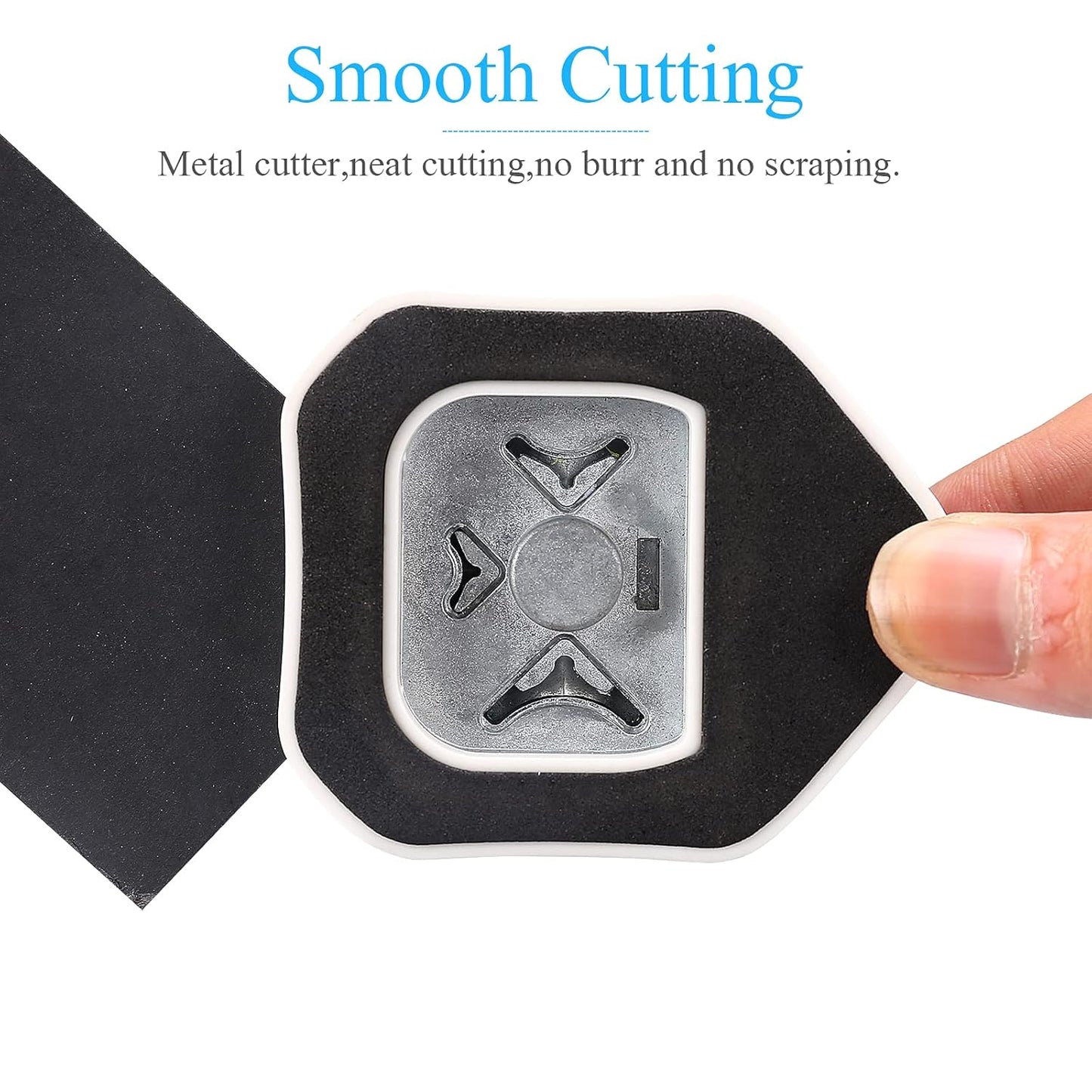 LOONENG 3 Way Rounded Corner Punch, 4mm, 7mm, 10mm 3 in 1 Corner Cutter for Paper Crafts, Laminator, Cardstock, DIY Projects, Photocards, Card Making and Scrapbooking