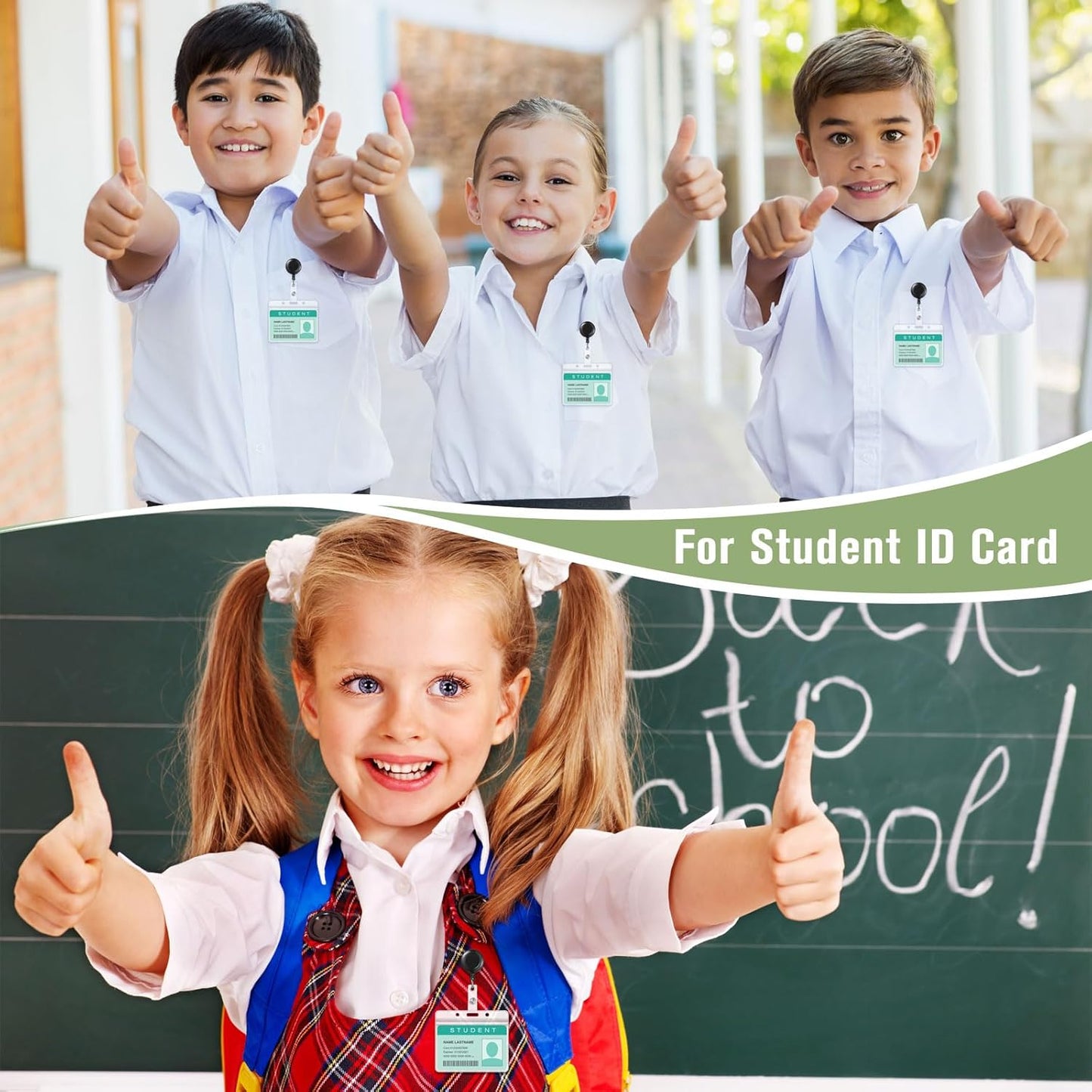 Handepo 500 Pcs Retractable Badge Reels Bulk, Black Retractable Badge Clip ID Holder Key Ring Clip for Office Students Teachers Doctor Nurse Employees Name ID Card Holder Key Card