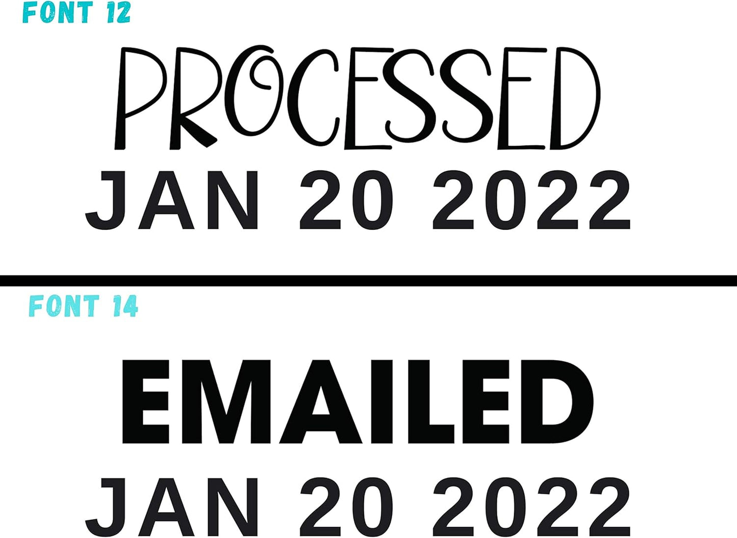 2025 Custom Date Stamp Received Paid Completed Emailed Posted Scanned Approved Date Stamp Self Inking Personalize with 1 Line Custom Text - Self Inking Business Stamper