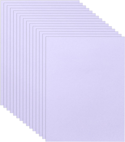 100 Sheets Purple Cardstock 8.5 x 11 Craft Paper, 75lb Light Purple Card Stock for DIY Cards Making, Wedding Invitations, Thank You Card, Bussine Cards, Certificates