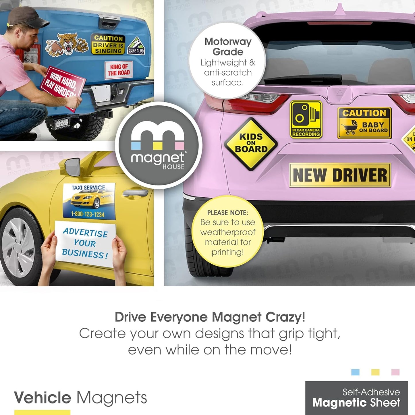 TMS Magnetic Sheet, Tape and Strips with or Without Self-Adhesive Backing for Stickers | Die and Craft Storage | Flexible Rubber Magnet | 10 Sheets | 20mil or 30 mil Thick | 8.5” x 11”