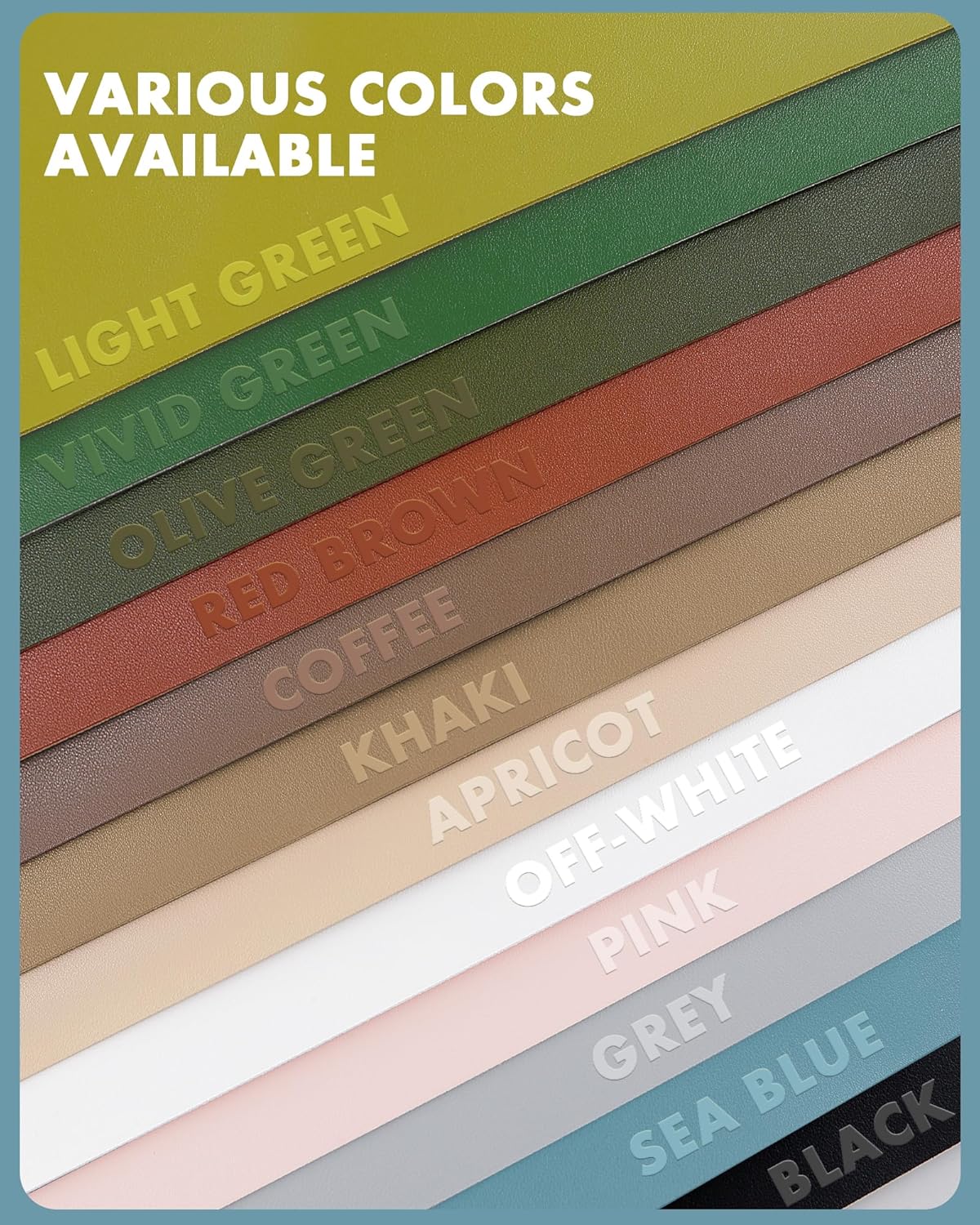 YSAGi Double-Sided Desk Pad, 31.5"x15.7"Leather Desk Mat, Eco Cork Desk Pad Protector,Large Mouse Pad,Waterproof Desk Blotter for Office/Home(Sea Blue)