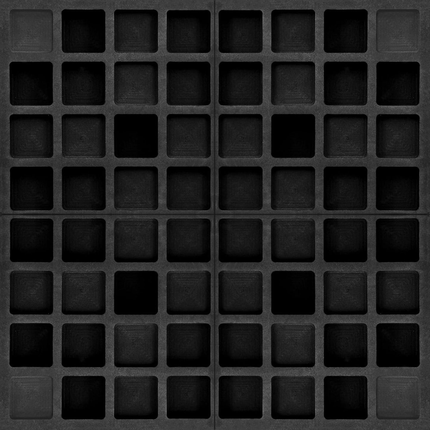 4pcs EVA Acoustic Diffusers 12"x12"x2" (Total 24"x24"x2"), Waffle Style Sound Diffuser Panels for Home Studio and Wall Art, QRD Room Acoustic Treatment (Black)