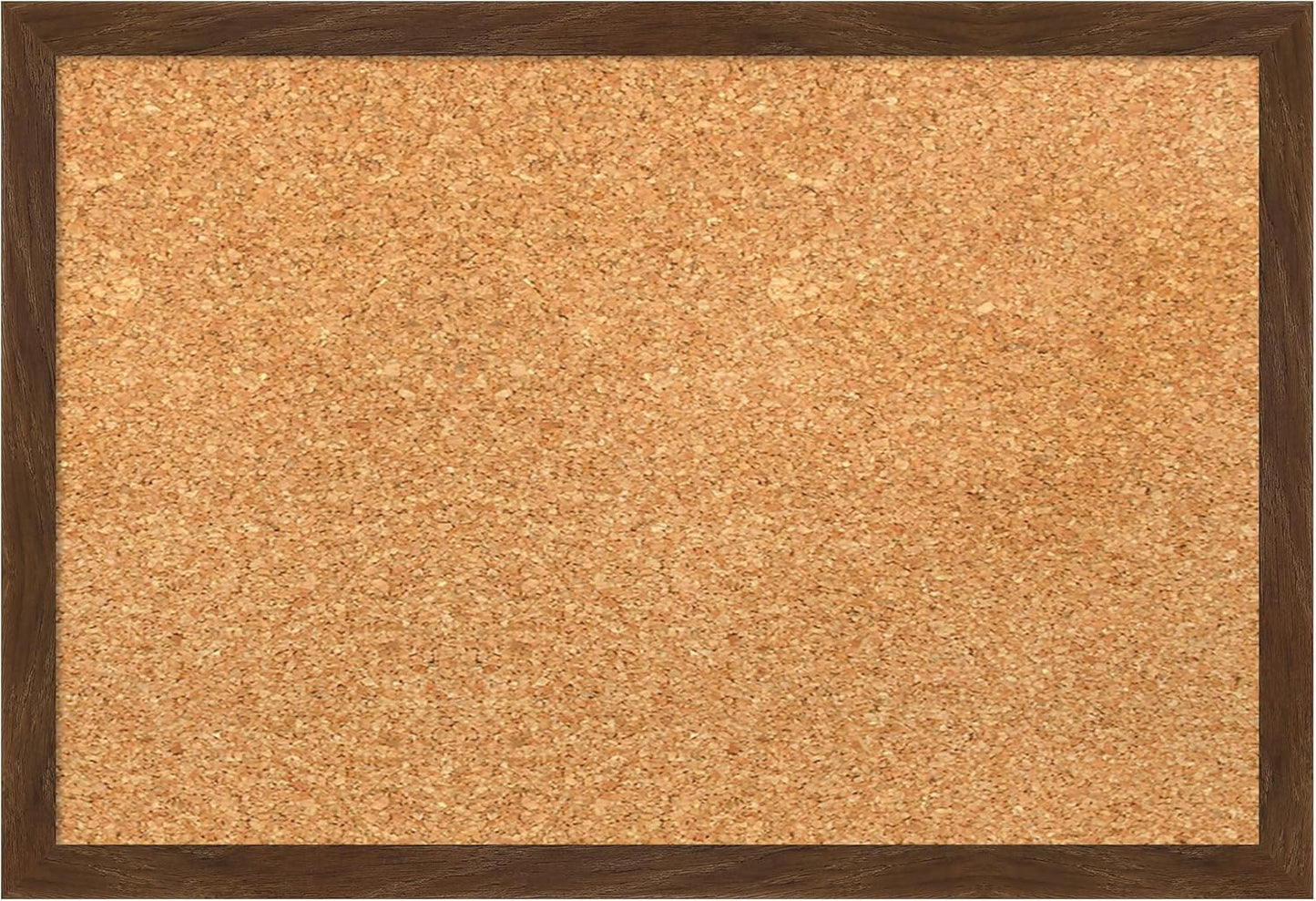 Amanti Art Natural Cork Board for Wall, 13x19 Vision Board with Brown Wood Frame, Small Corkboard Office Decor for Home Organization, Country Rustic Corkboard Pinboard to Display Items for Home