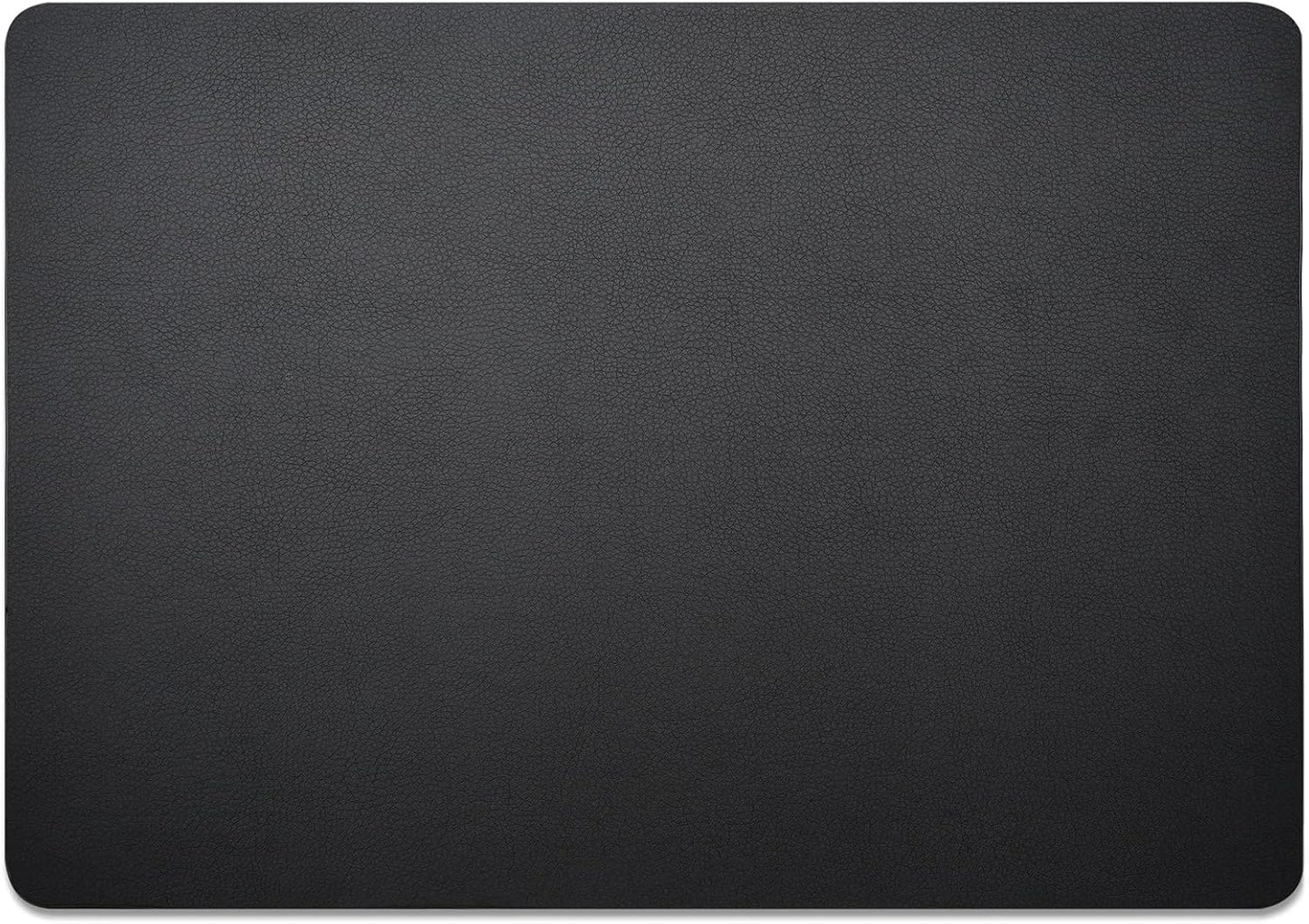 Nekmit Leather Desk Blotter Pad 17 x 12 Inches, Flat, Non-Slip, Waterproof, Black