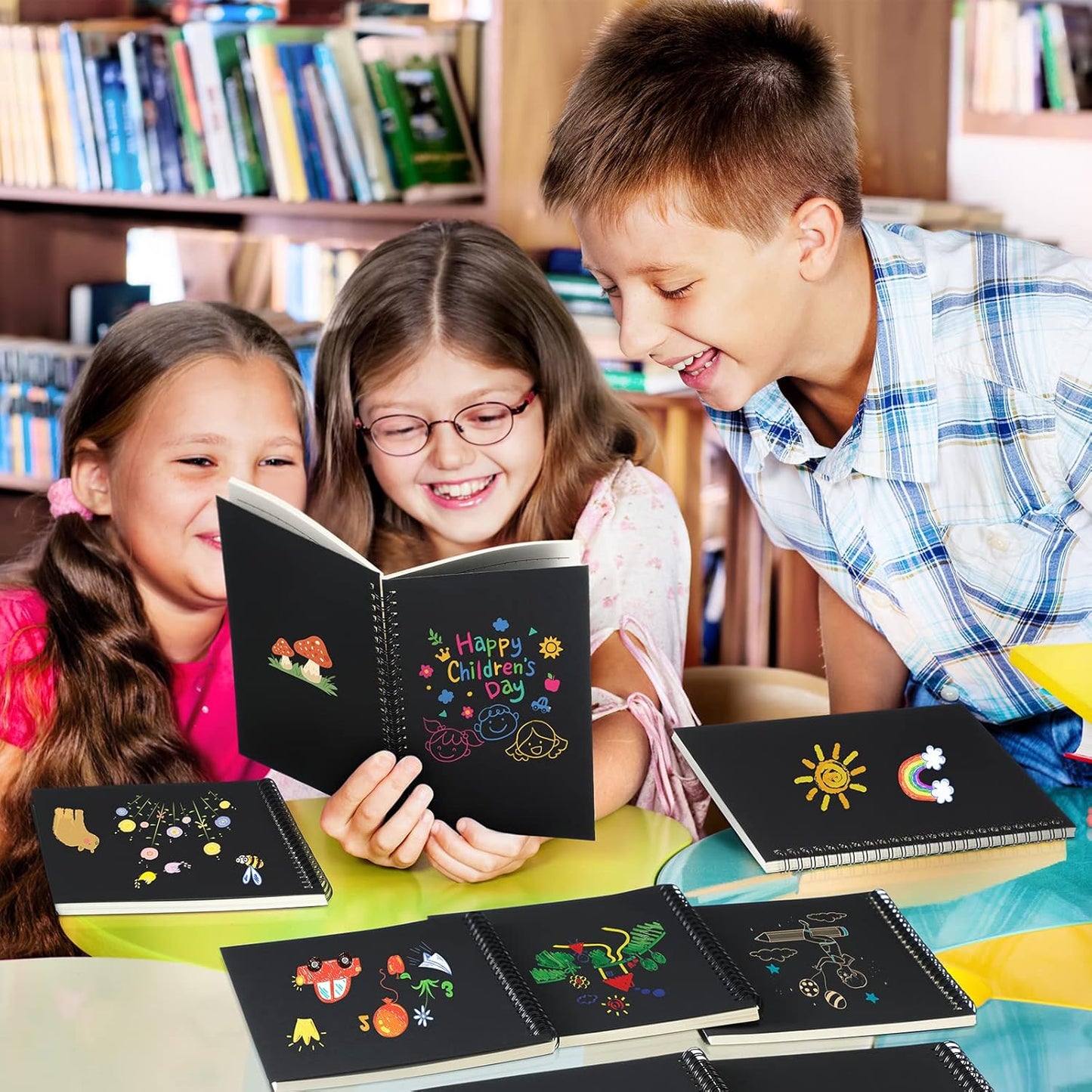 Yahenda Spiral Notebook Bulk A5 Journal Lined 8.3'' x 5.5'' Writing Composition Paper Small Notepad Subject Notebook for Students Office Business Back to School Supplies(Black,36 Pcs)