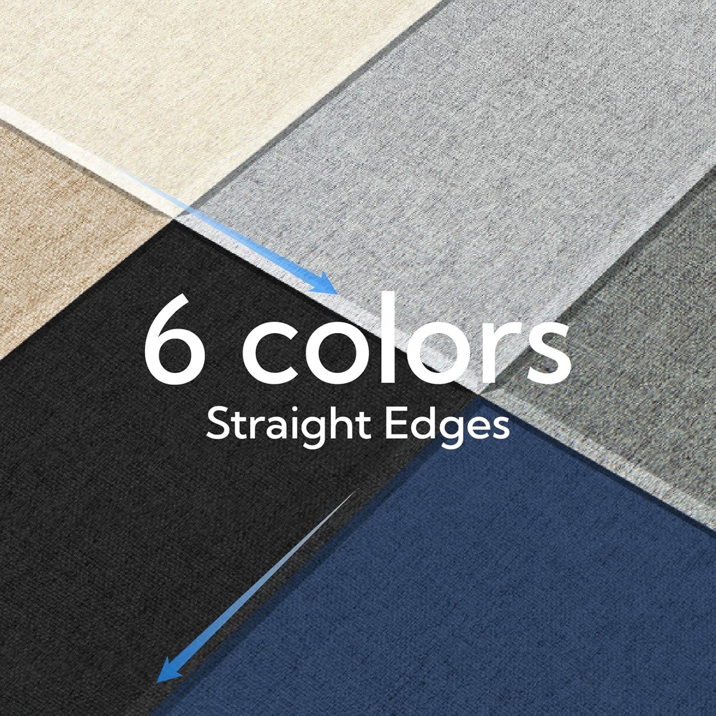 Olanglab Fiberglass Acoustic Wall Panels 4 Pack, 11.8'' x 23.6'' Sound Panels, Fabric Wrapped Sound Proof Panels for Walls (Light Gray)