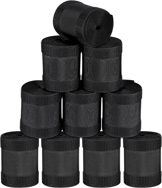 WILLBOND Carpet Cord Cover Cable Grip Floor Cover Cable Protector Management Only for Commercial Office Carpet(Black,98.43 ft)