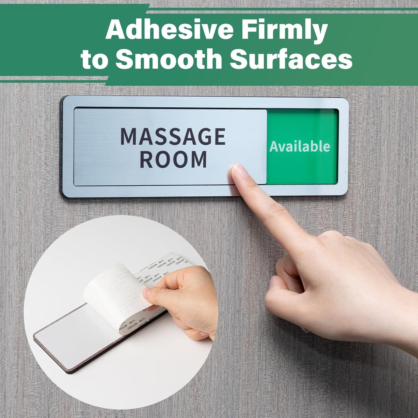 Doctor's Office Sign,Do Not Disturb- In Use/Available Slider Signs for Medical Clinics Hospital,Vacant Occupied In Session Door Sign