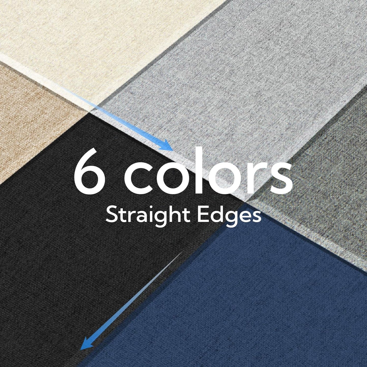 Olanglab Fiberglass Acoustic Wall Panels 4 Pack, 11.8'' x 23.6'' Sound Panels, Fabric Wrapped Sound Proof Panels for Walls (Navy)