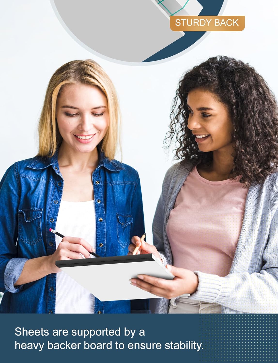 Graph Paper Pad 8.5 x 11, 2 Pack, 4x4 Graph Ruled, Grid Paper Pad 8-1/2" x 11", Blueprint Quadrille Pad, Easy Tears Off, Grid Pad Notebook 8.5 x 11, White 70 GSM Graft Paper, 30 Sheets/Pad