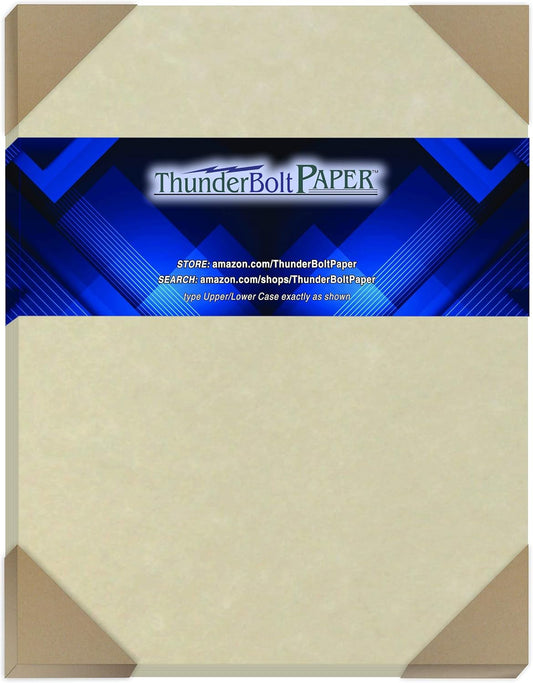 25 Natural Parchment 65lb Cover Paper Sheets A4-8.27x11.7 European Size - Printable Old Parchment Semblance Through The Processing of The Pulp