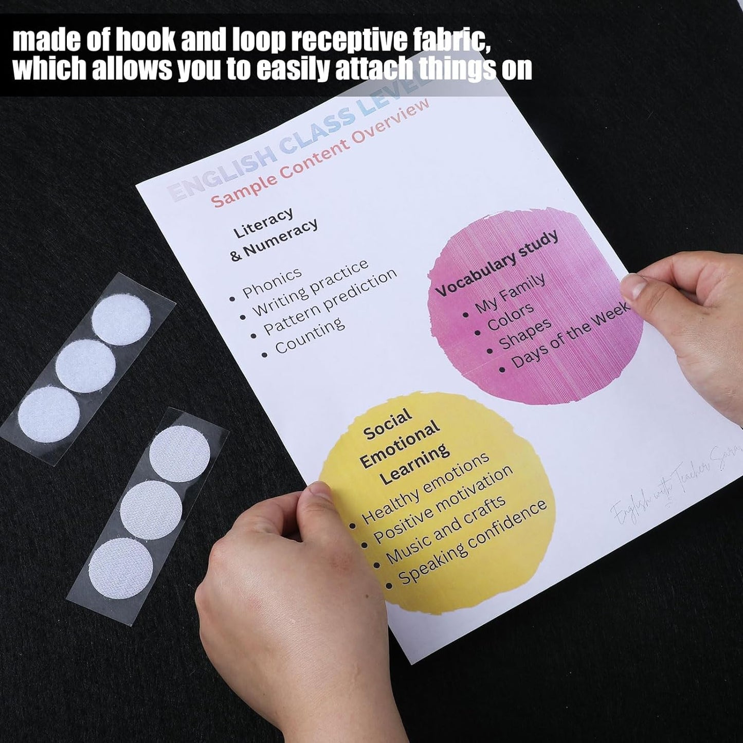 Paterr Trifold Poster Board with Storage Bag, Hook and Loop Fabric, Foldable 3 Panel Presentation Board for Science Fair and Exhibitions(Black,72 x 36 Inch)