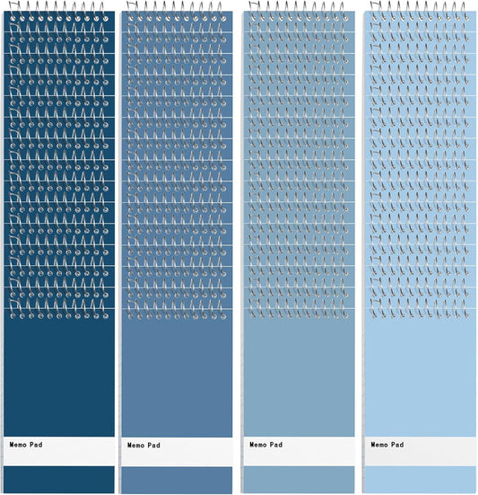 Thenshop 100 Pads Spiral Memo Bulk 3'' x 5'' Top Bound Memo Book 60 Sheets Small Mini Notebooks Lined Wire Bound Pocket Steno Book for Home, Office, School (Fresh Colors)