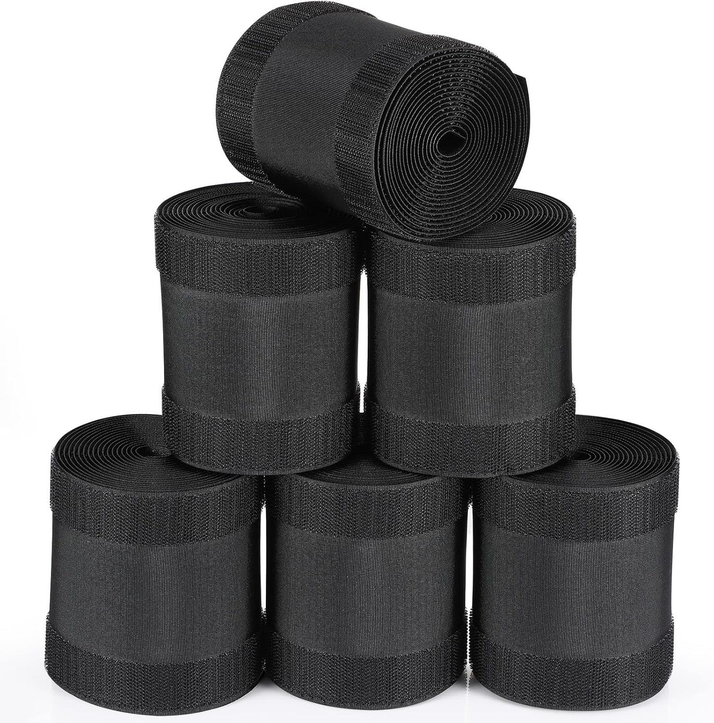 WILLBOND Carpet Cord Cover Cable Grip Floor Cover Cable Protector Management Only for Commercial Office Carpet(Black,59.06 ft)