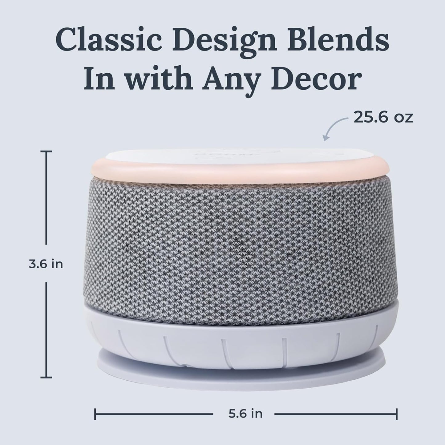 Yogasleep Dohm Nova White Noise Sound Machine, Better Sleep for Babies & Adults. Includes Night Light, 10 Fan Speeds & Calming Pink Noise for Louder Noise Masking. Noise Canceling for Office Privacy.