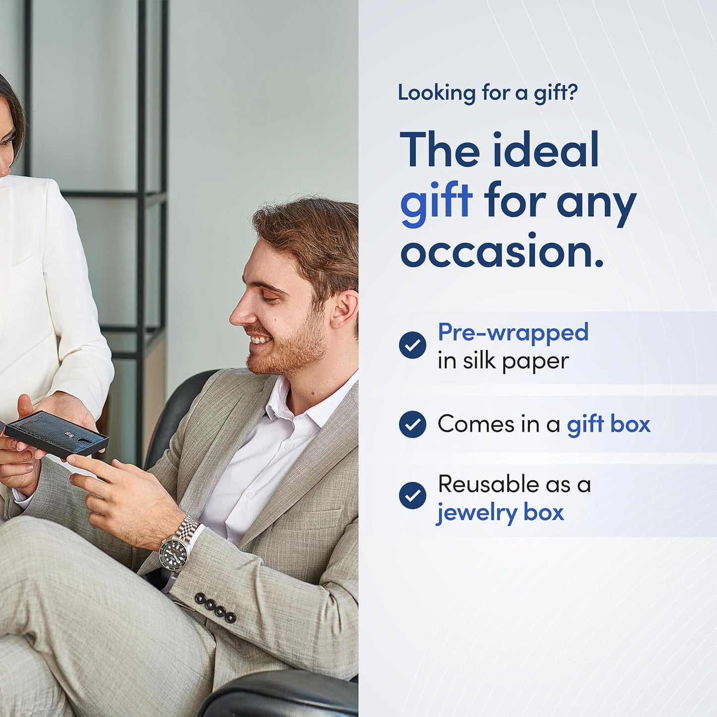 TRAVANDO Mens Wallet with Money Clip AUSTIN RFID Blocking Bifold Credit Card Holder for Men with Gift Box