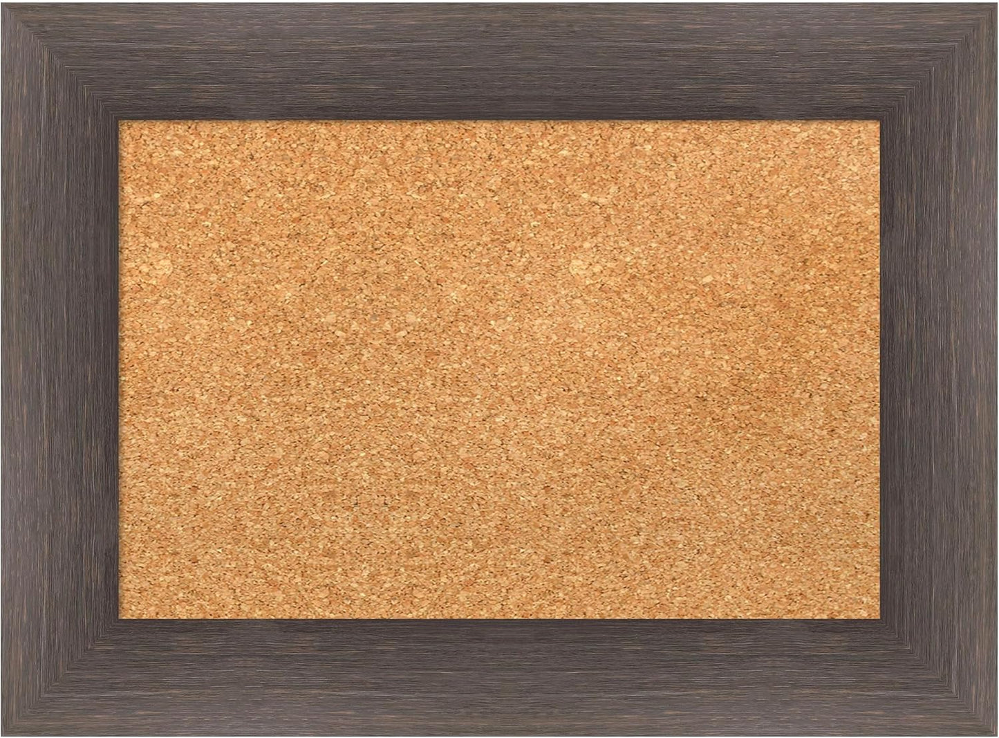 Amanti Art Natural Cork Board for Wall, 17x23 Vision Board with Brown Wood Frame, Small Corkboard Office Decor for Home Organization, Country Rustic Corkboard Pinboard to Display Items for Home