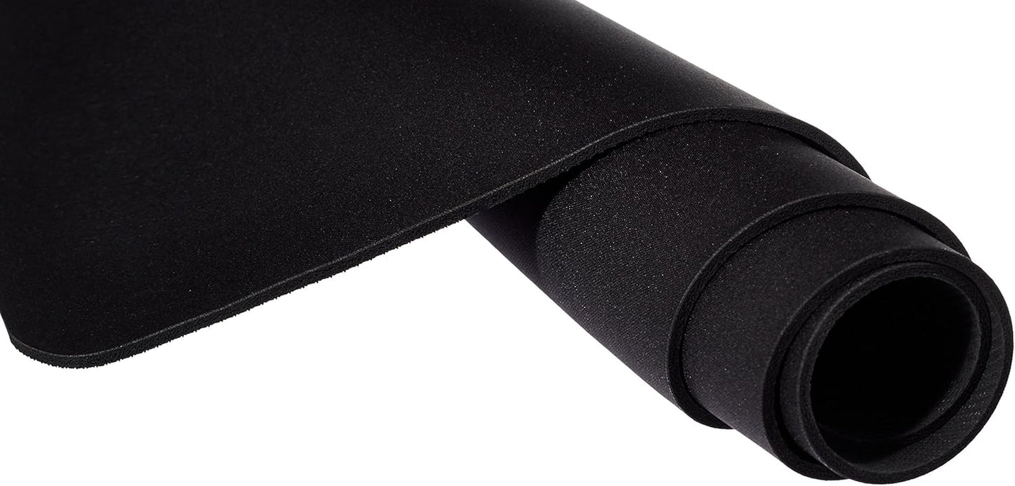 Amazon Basics Large Extended Computer Rectangular Mouse Pad, 16.7 x 35.7 inch, Black