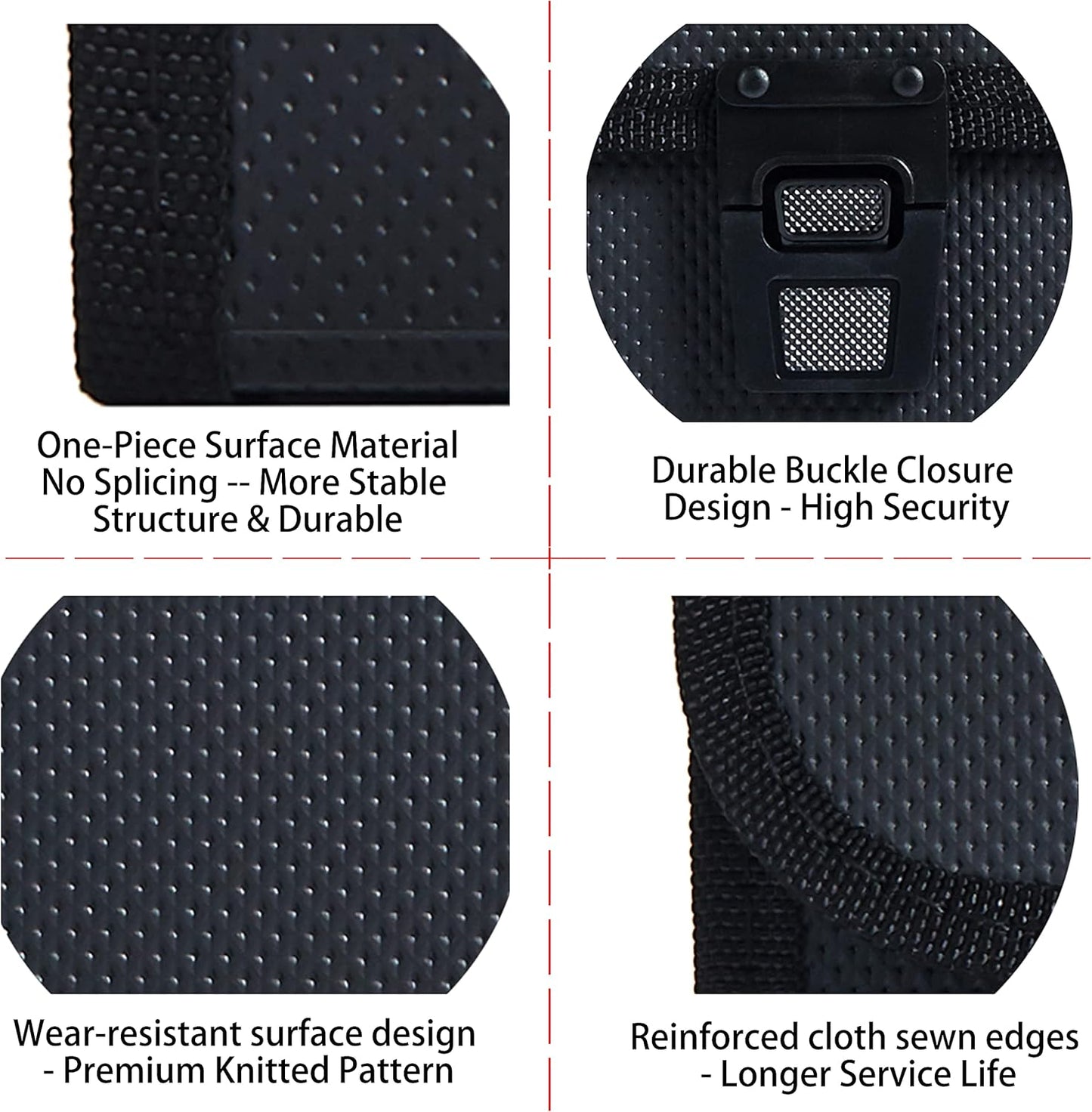 Legal Size 13 Pocket Accordian File Organizer Expanding File Folder for FC A4 Paper, Briefcase File Case with Durable Handle & Buckle Closure for School Home & Business (Black-2)