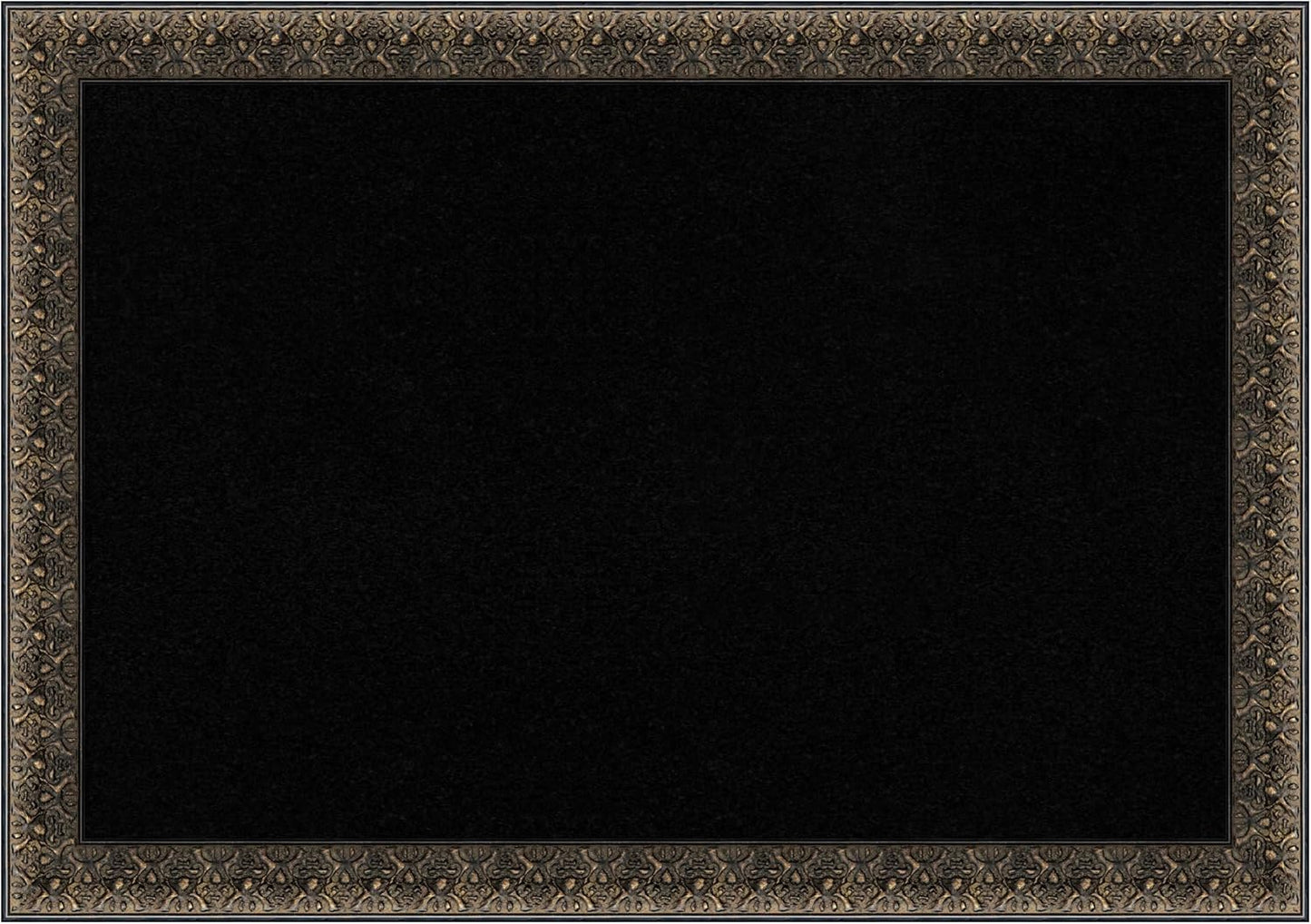 Amanti Art Black Cork Board for Wall, 29x41 Vision Board with Black Wood Frame, Large Corkboard Office Decor for Home Organization, Traditional Corkboard Pinboard to Display Items for Home