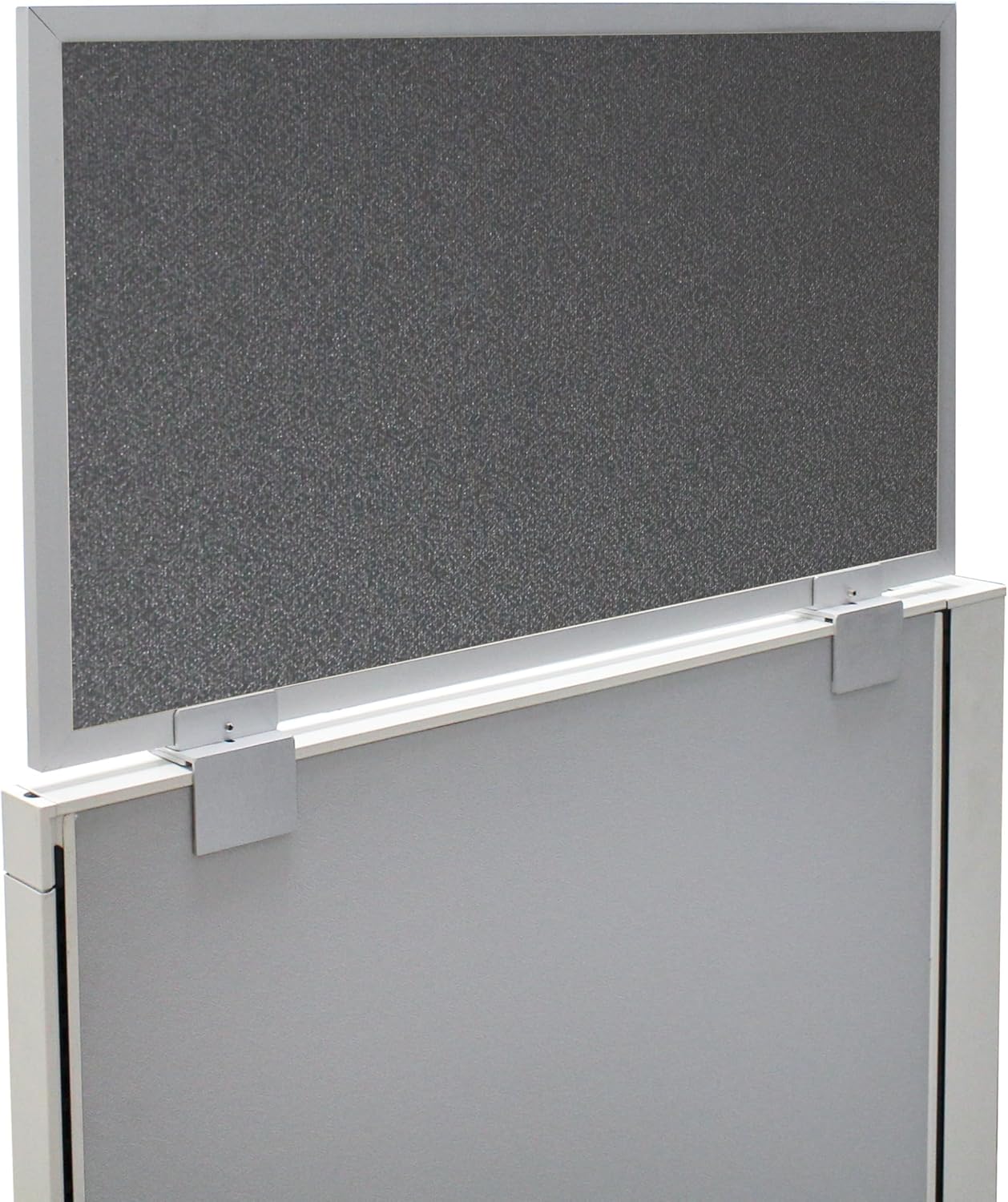 OBEX Acoustical Cubicle Privacy Screen Extender Desk Panel & Office Divider, Add Separation & Block Noise, 18" x 60", Graphite