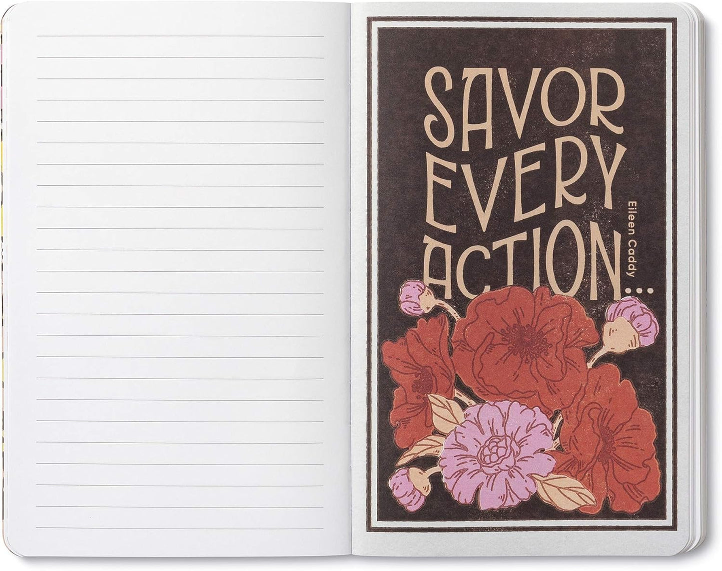 Compendium Softcover Journal - Every day is a beautiful day. – A Write Now Journal with 128 Lined Pages, 5″W x 8″H