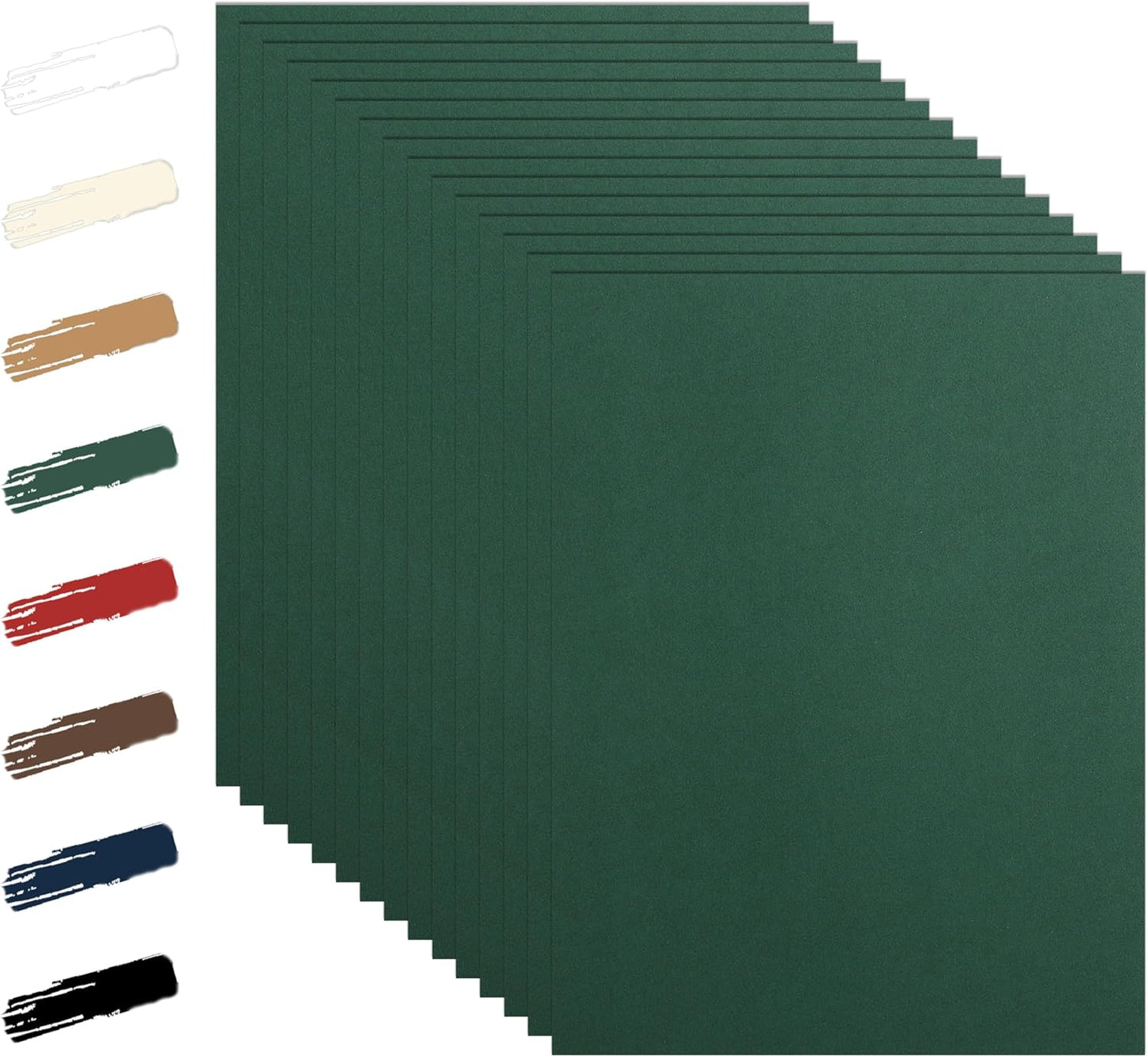 28 Sheets Dark Green Cardstock 8.5 x 11 Craft Paper, 92lb Premium Christmas Paper Card Stock for Wedding Invitations, School Crafting, Business Cards, Making Cards, Party