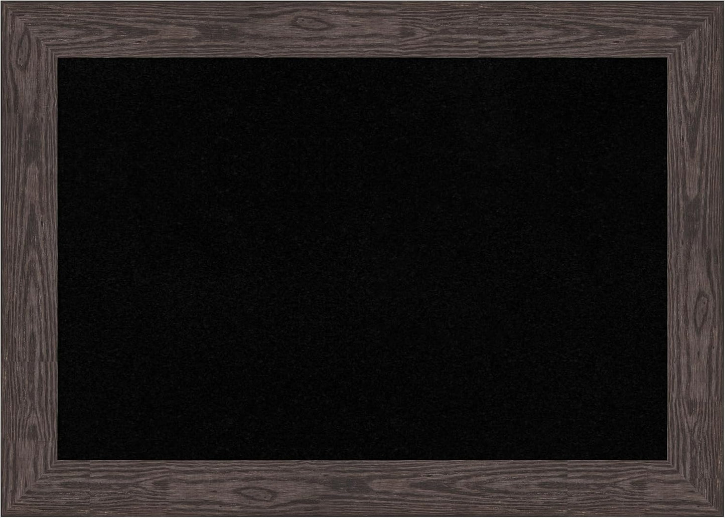 Amanti Art Black Cork Board for Wall, 30x42 Vision Board with Black Wood Frame, Large Corkboard Office Decor for Home Organization, Country Rustic Corkboard Pinboard to Display Items for Home