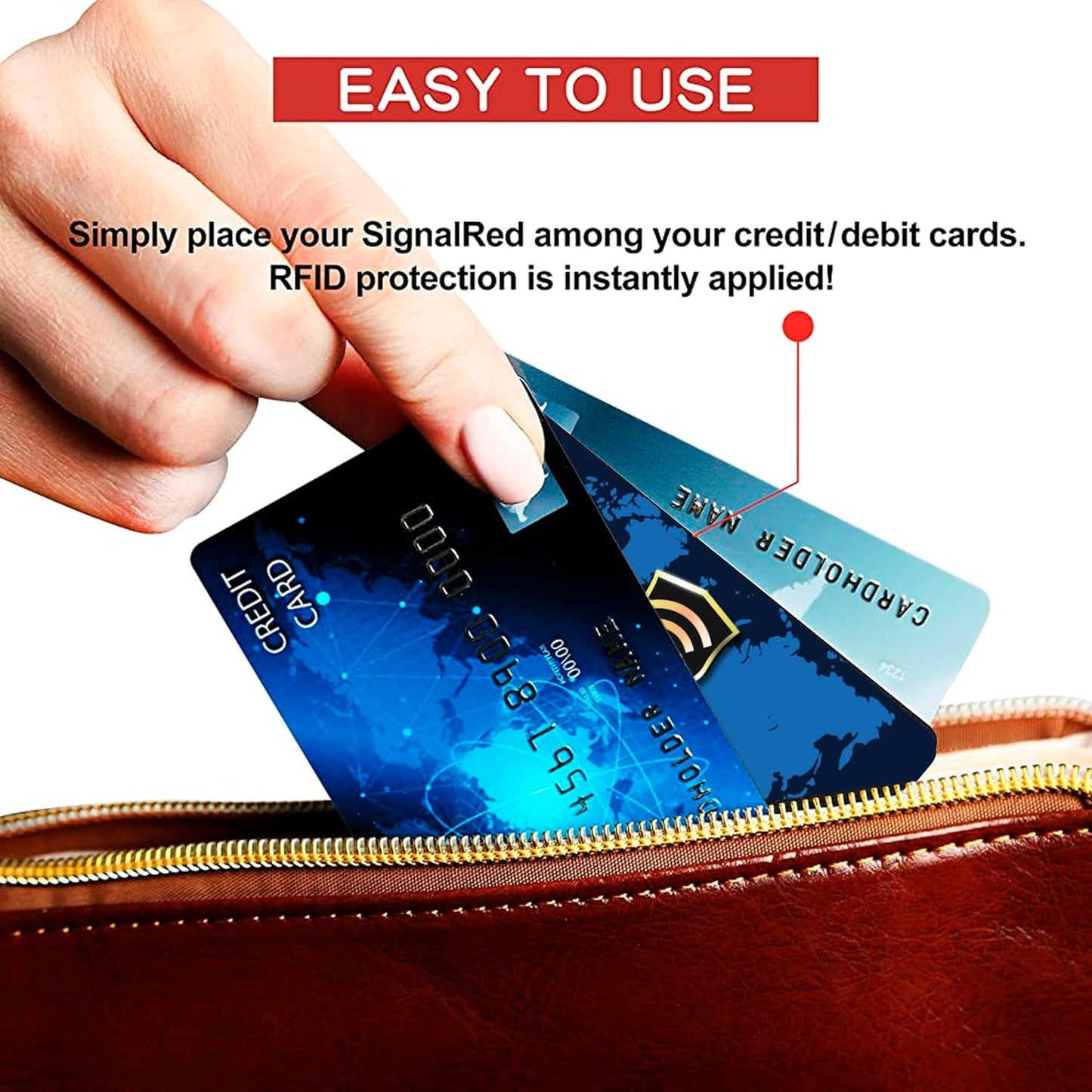 SaiTech IT 10 Pack RFID Blocking Card NFC Contactless Debit/Credit Card ATM Passport Protector ideal for Men & women slim with World map design perfectly fit in wallet - Blue