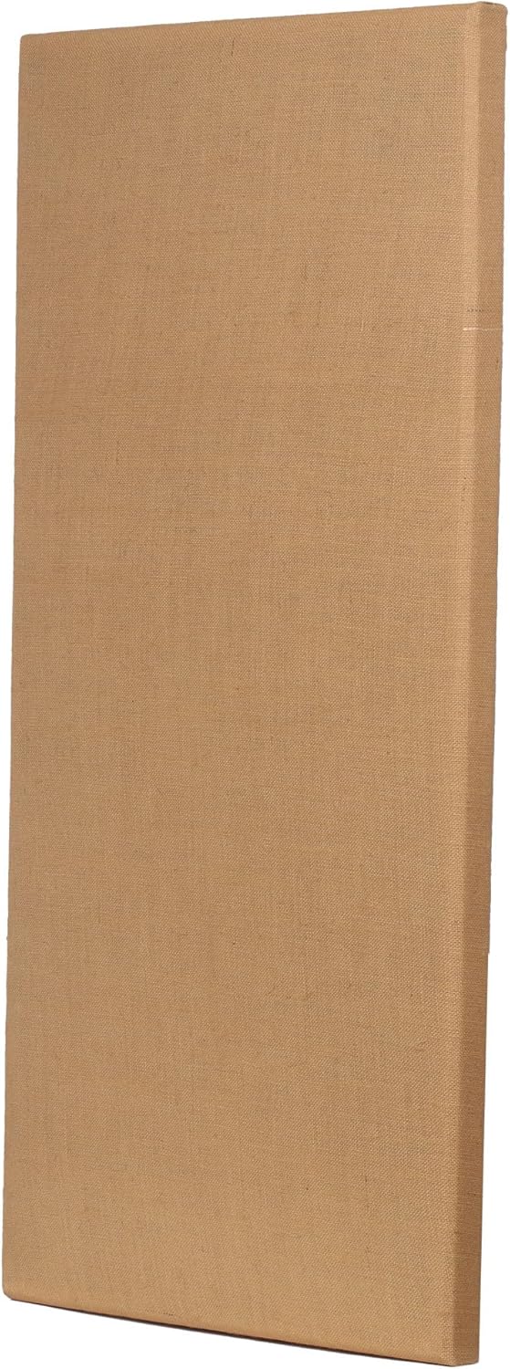 ATS Acoustics Sound Absorbing Acoustic Panel 24" x 48" x 2" Beveled Edge (Natural)