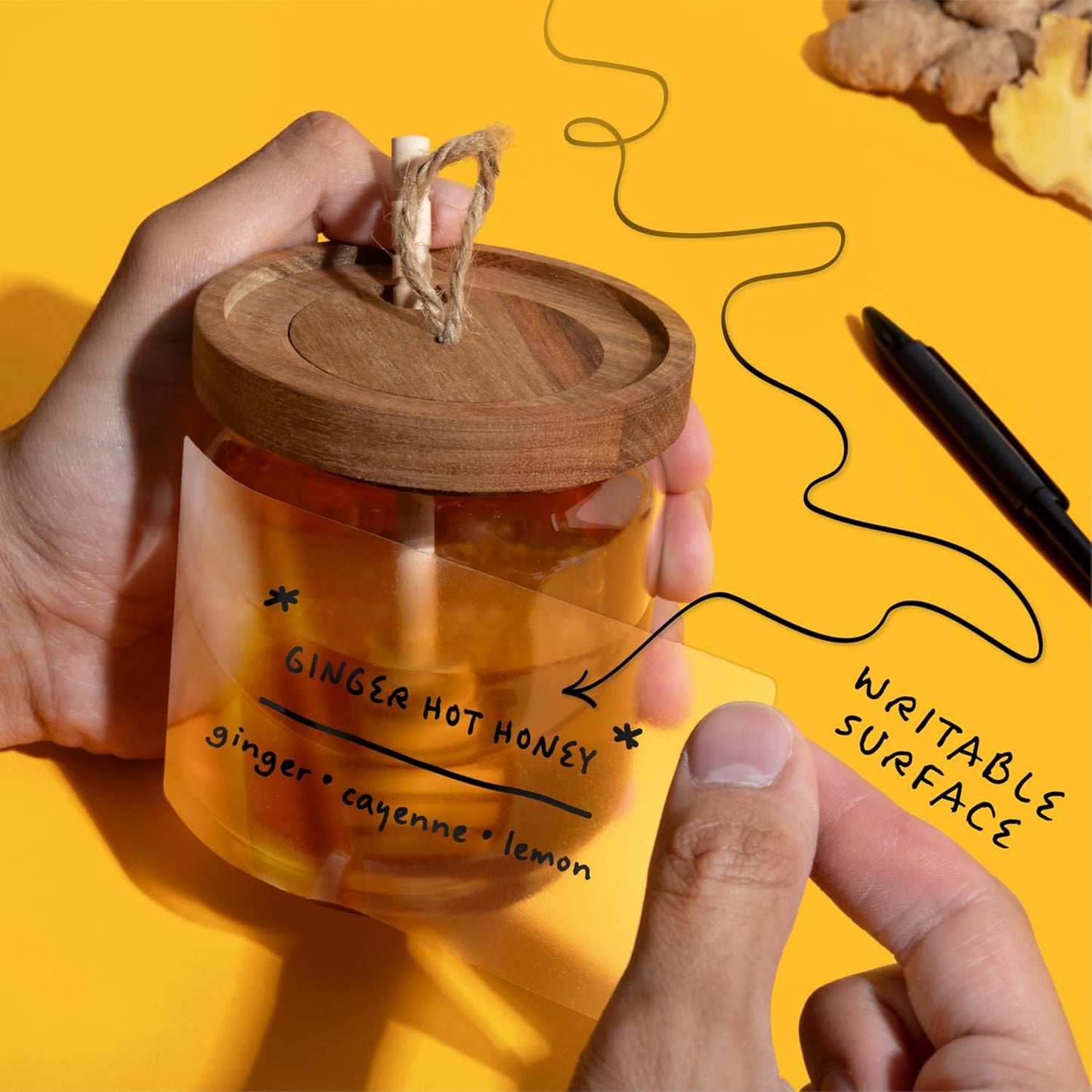 Aegis Adhesives - 1.25" X 3.5" Clear Label Stickers - Protective Covers for Barcodes and Addresses, Sealing Envelopes, and More (1 Roll, 500 Labels/Roll)