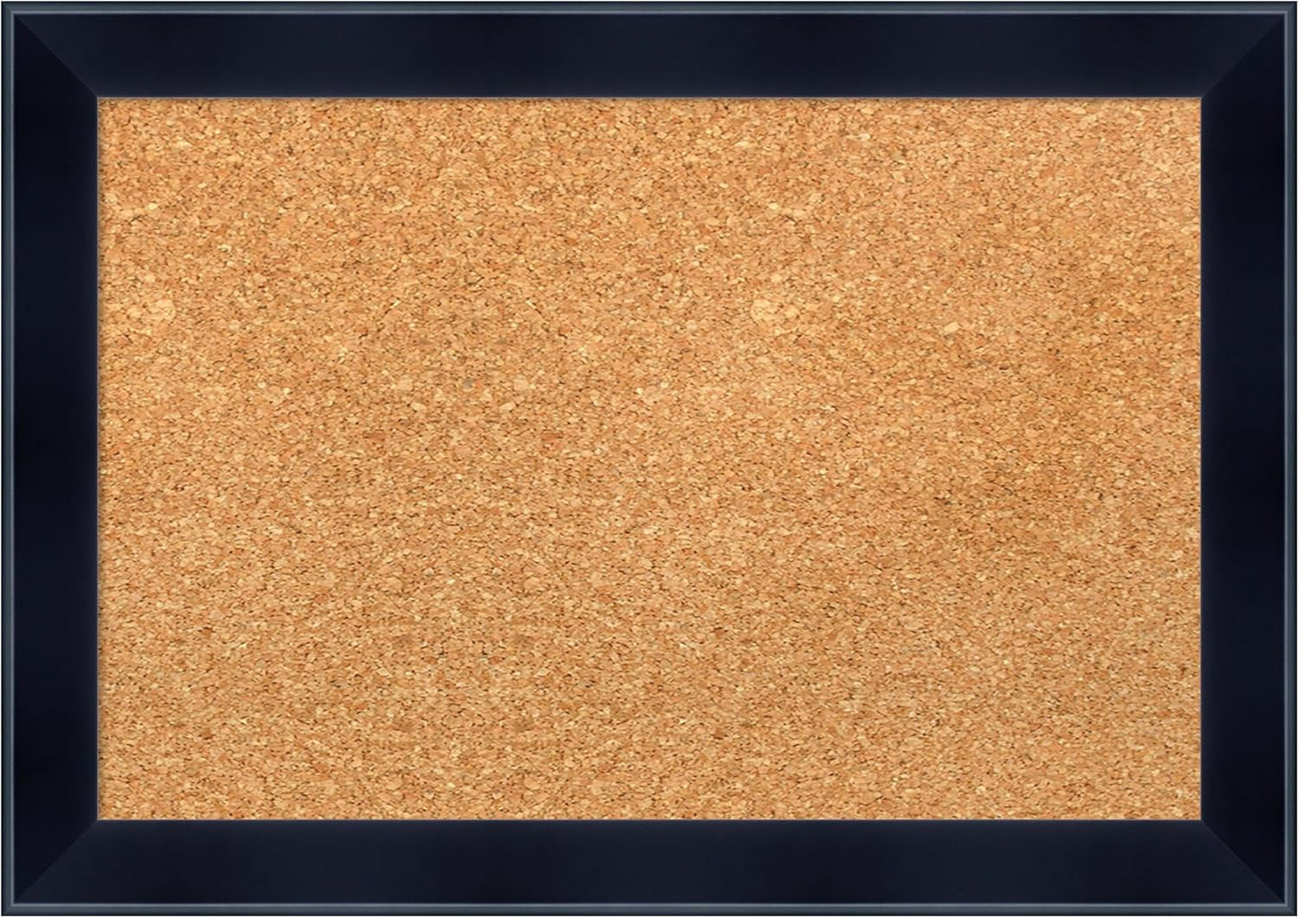 Amanti Art Natural Cork Board for Wall, 14x20 Vision Board with Black Wood Frame, Small Corkboard Office Decor for Home Organization, Modern Corkboard Pinboard to Display Items for Home Organization