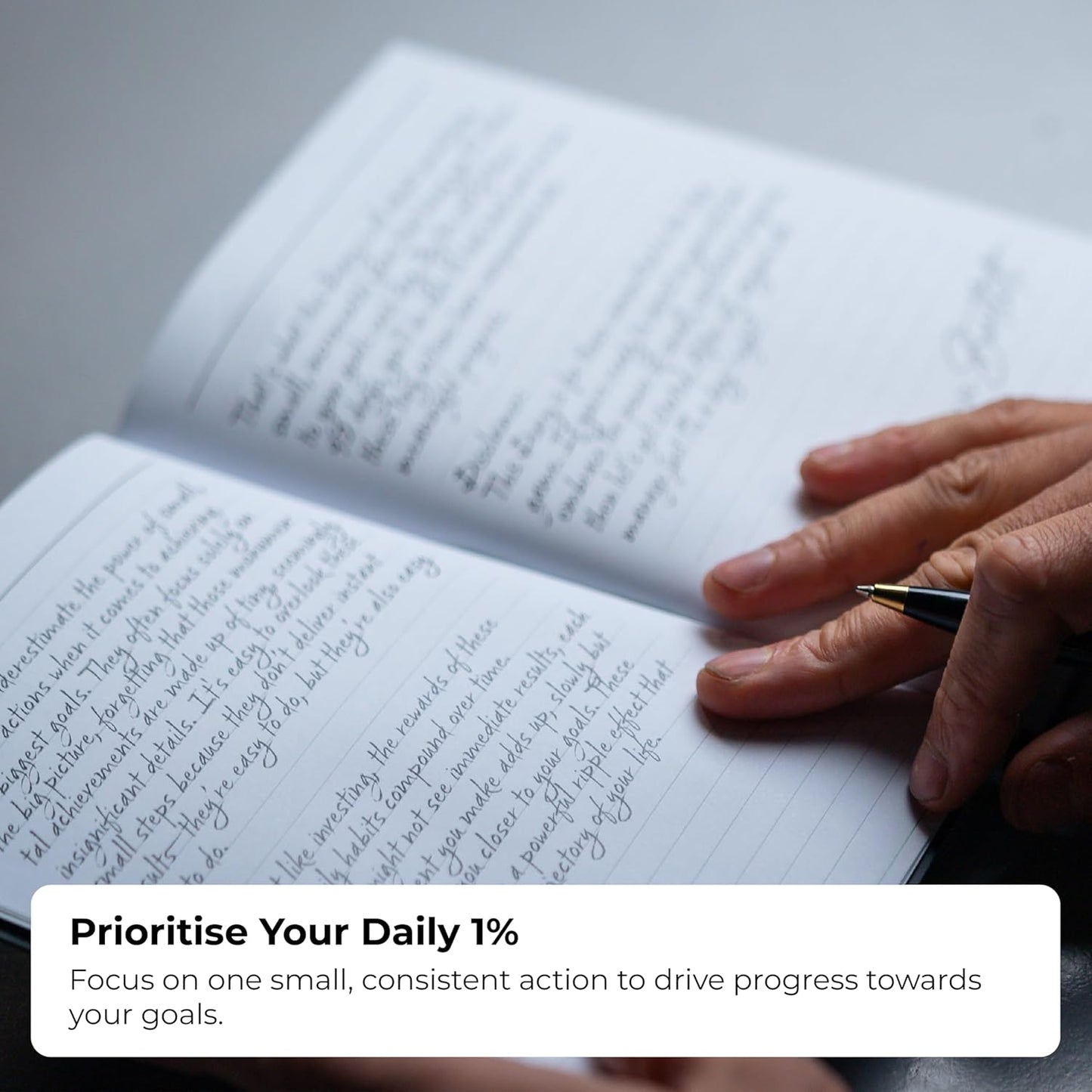 One Percent Diary by Steven Bartlett – Featured On The Diary of a CEO Podcast – Guided Wellness Journal for Men and Women – 90-Day Motivational and Reflection Daily Journal