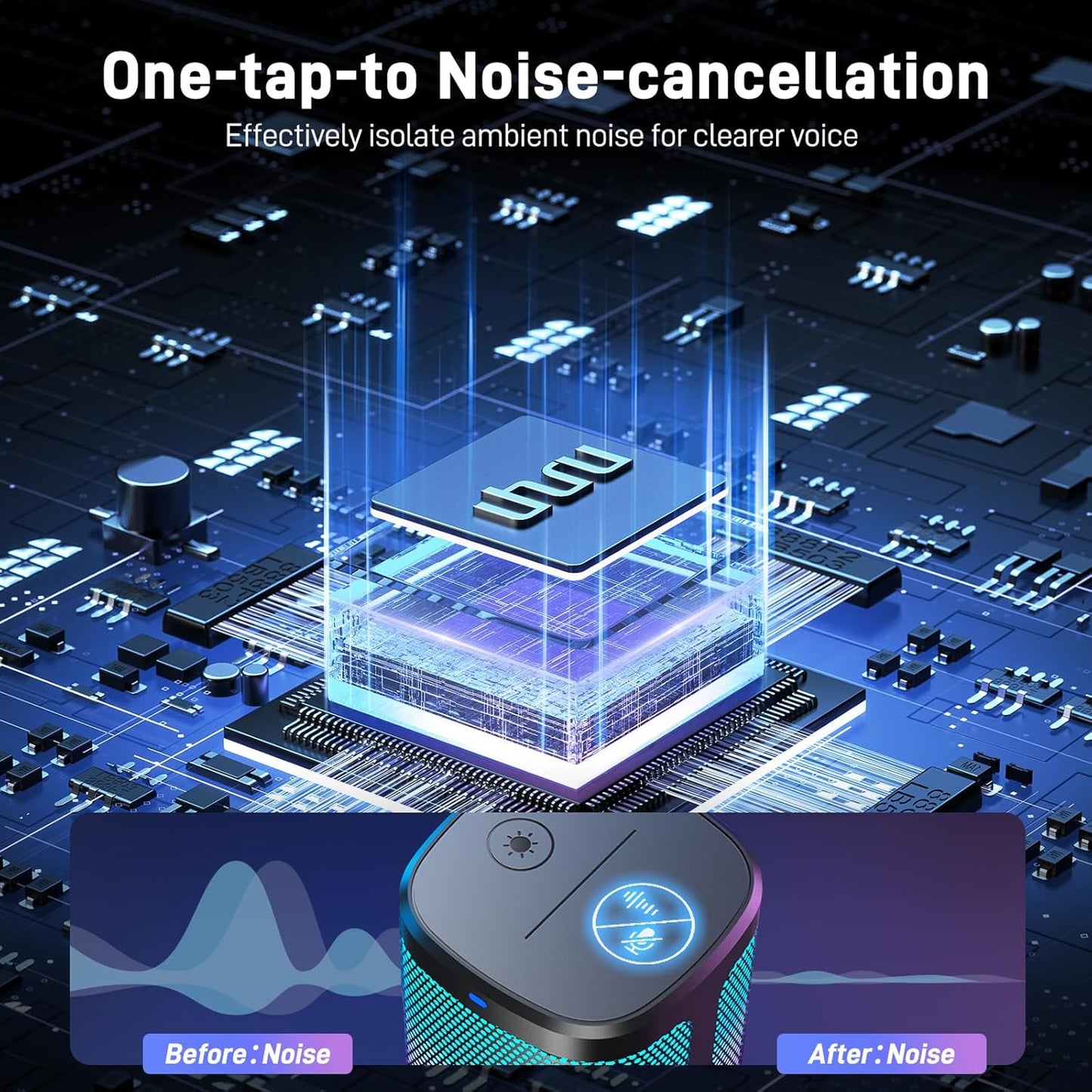 UHURU Gaming USB Microphone for PC, Computer Mic with Controllable RGB for PS4/5 Gamers, Podcast Mic with Boom Arm, Noise Cancellation, Mute Button, Gain Knob for Streaming Discord Twitch-UM2S