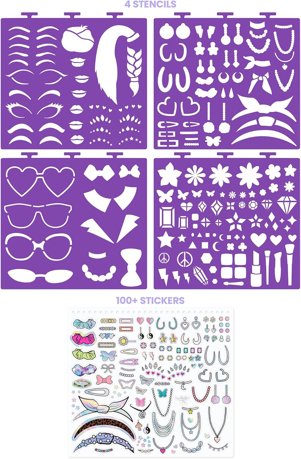 Fashion Angels Fashionista & Beauty Guru Sketch Sets Bundle, Pack of 2 Fashion Design & Make Up Artist Sketch Books, Ideal Gift & Party Favor for Girls, Kids, Tweens