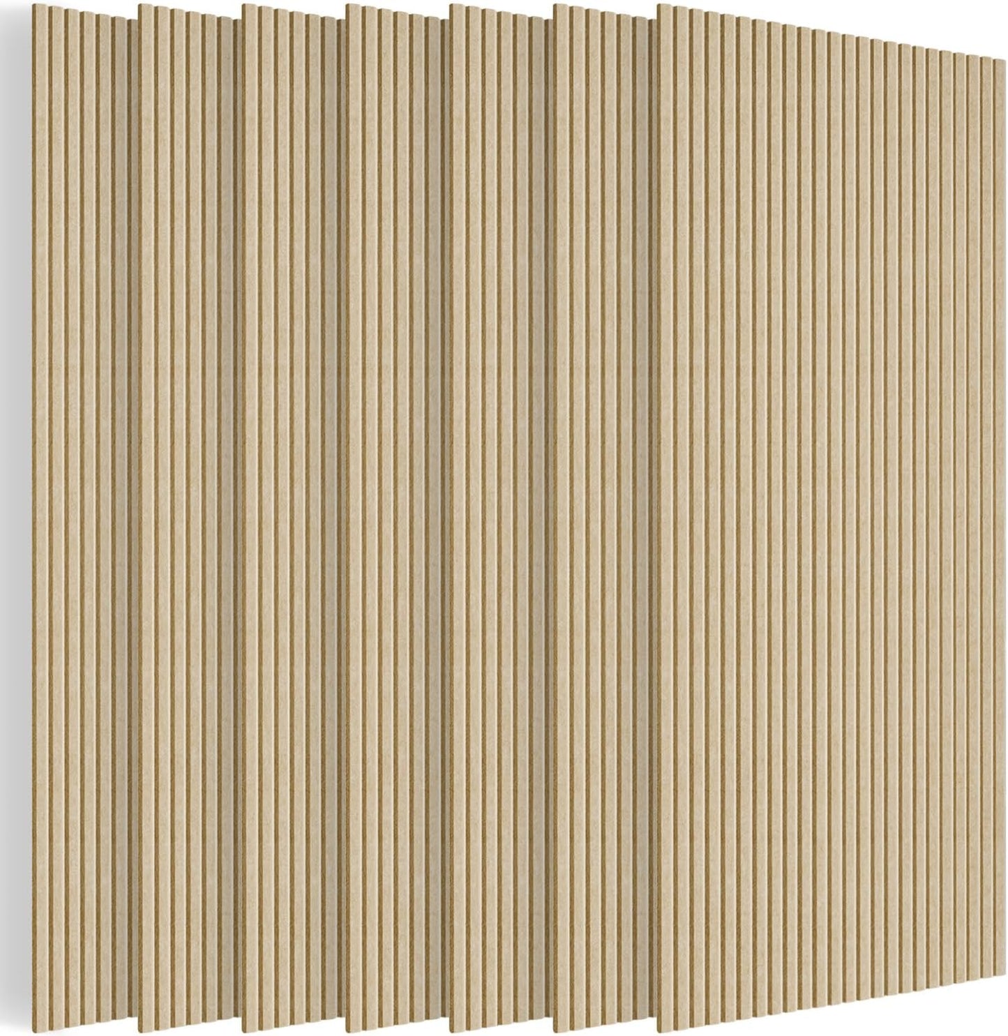 BUBOS 10 Pack Large Acoustic Panels,47.2" X 23.6" X 0.4" Acoustical Wall Panel,Self-Adhesive Sound Proof Foam Panels, Decorative Soundproof Wall Panels for Home Studio Office (Camel)