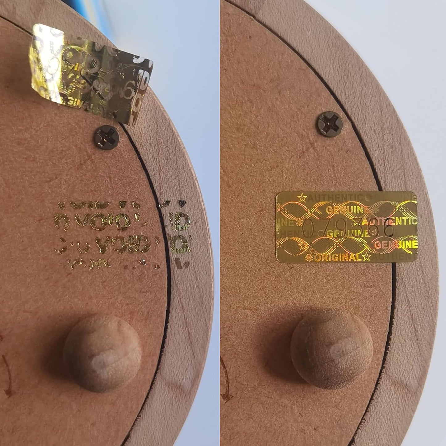 580 Pcs 0.787x0.39 inch High Security Tamper Evident Seal Warranty Void Original Genuine Authentic Hologram Labels/Stickers w/Unique Sequential Serial Numbering Tamper Proof Stickers(Gold)