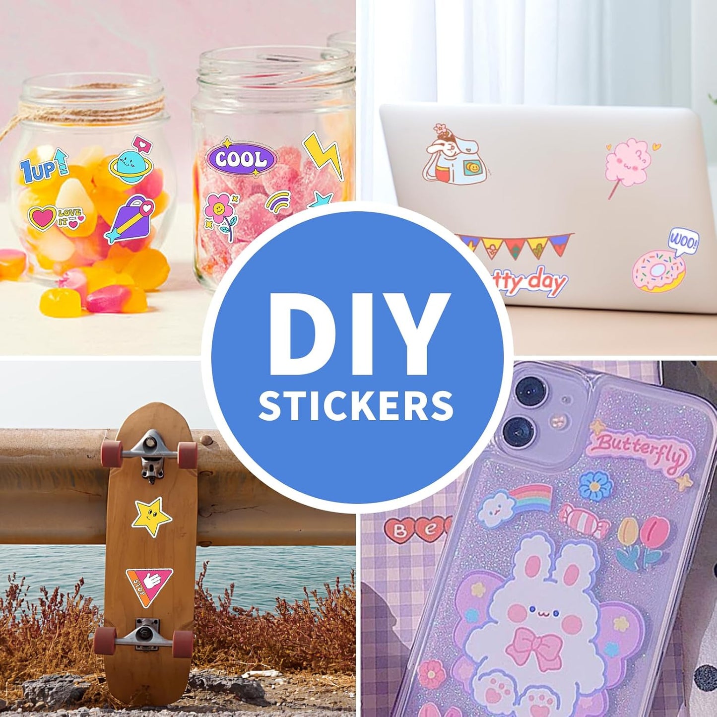 1" x2-5/8 Shipping Address Labels, Blank Mailing Labels, 30-UP White Self-Adhesive Name Tag Stickers for Inkjet and Laser Printer [50 Sheet 1500 Labels]