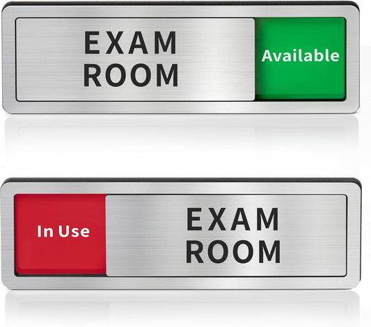 Exam Room Door Sign,Do Not Disturb- In Use/Available Slider Signs for Offices & Hospitals,Counseling Centers,In Session Door Sign for Therapists